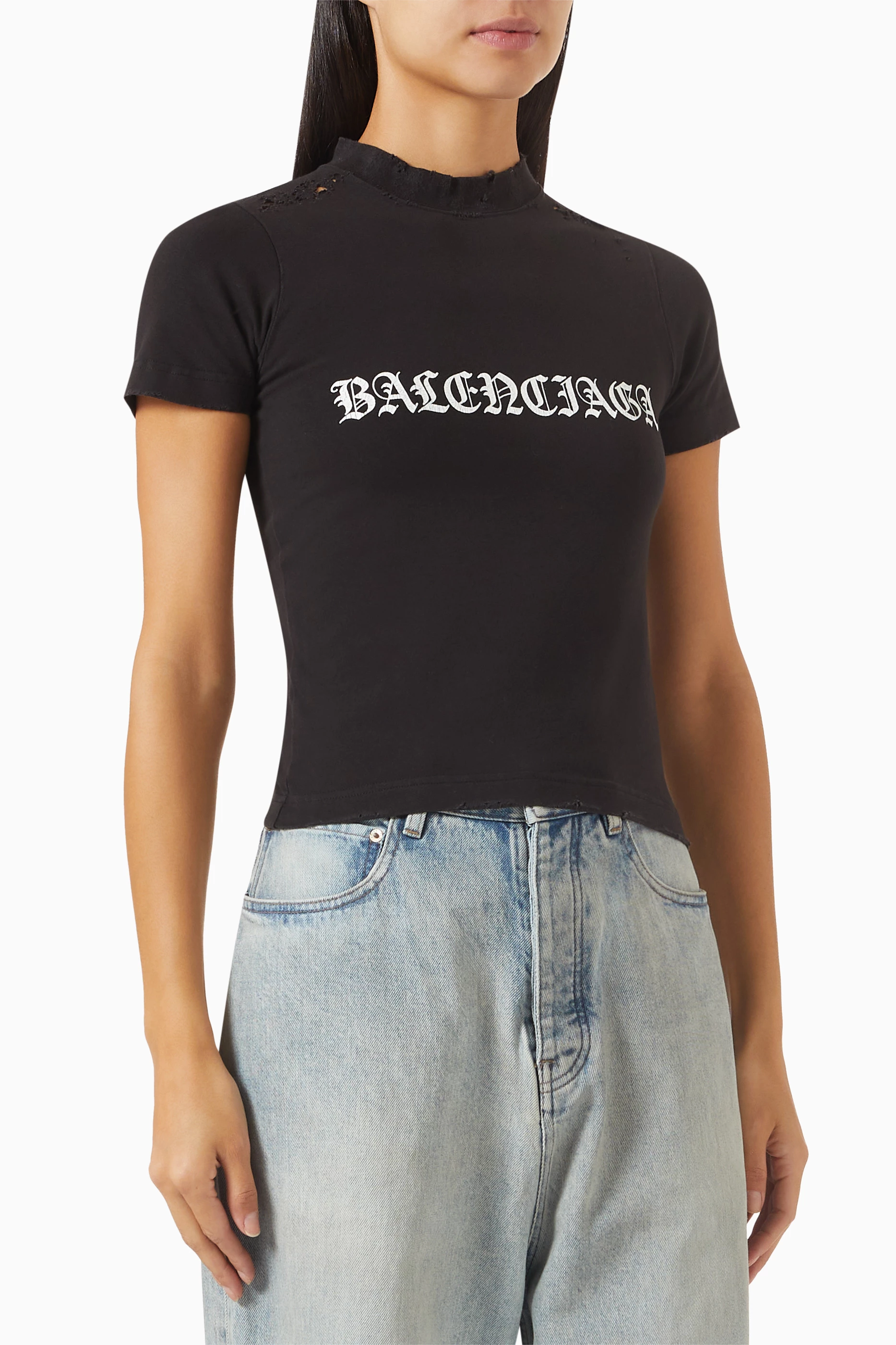 balenciaga crop top shirt