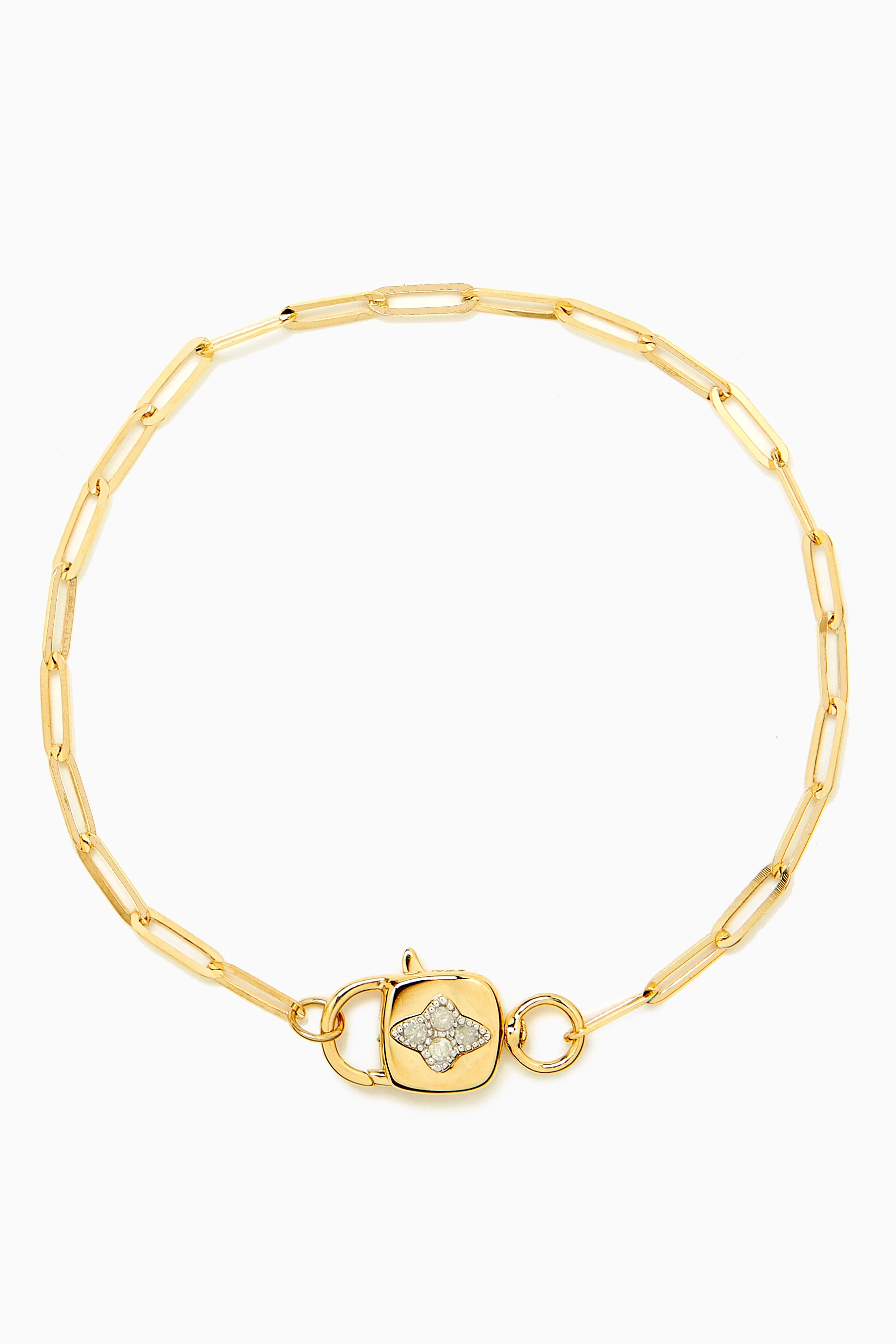 Pascale Monvoisin 9kt yellow gold Jil Nº3 diamond cuff bracelet