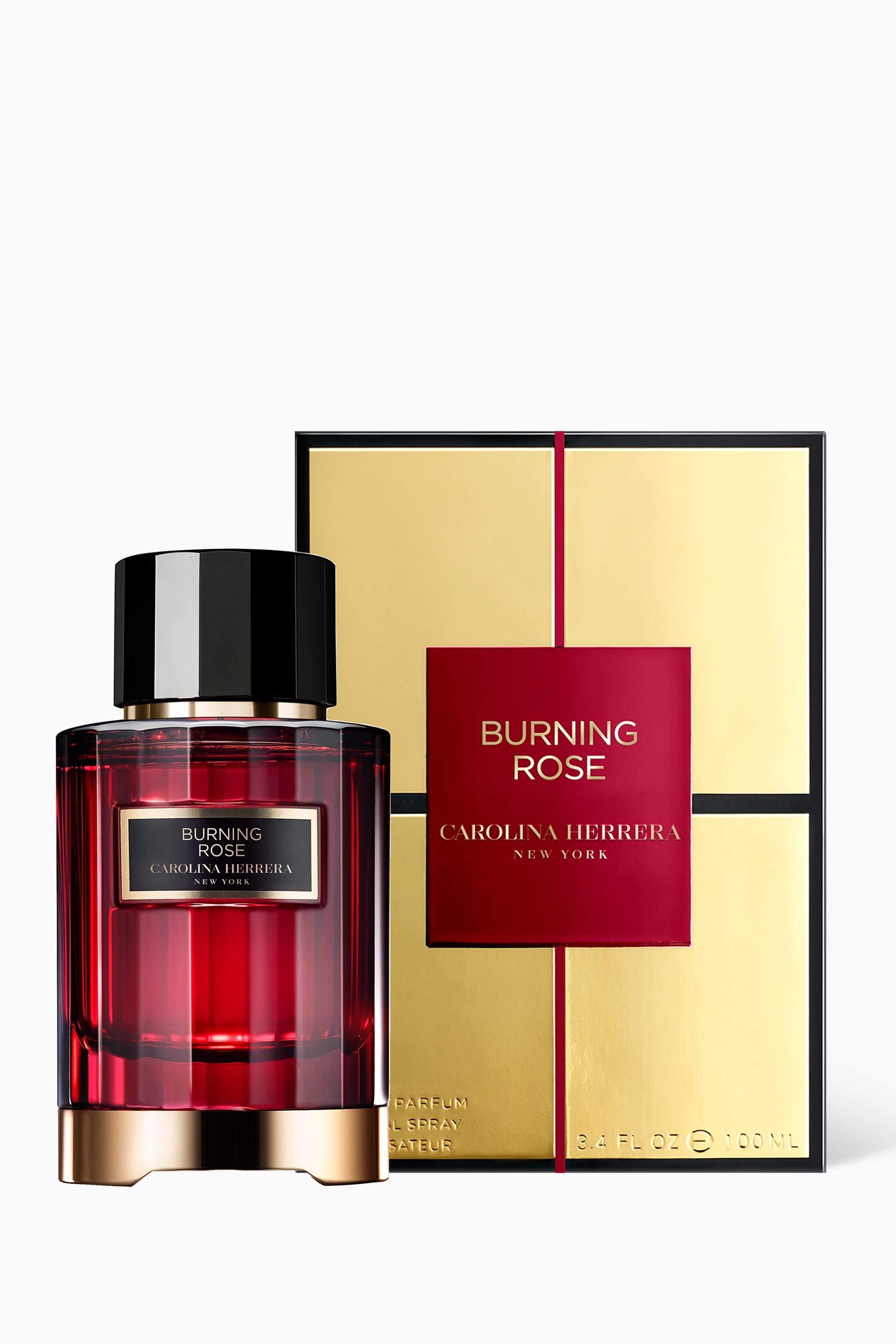 香水(ユニセックス) CAROLINA HERRERA BURNING ROSE 100ml BURNING ROSE by Carolina Herrera Unisex 100 ML, 3.4 fl.oz
