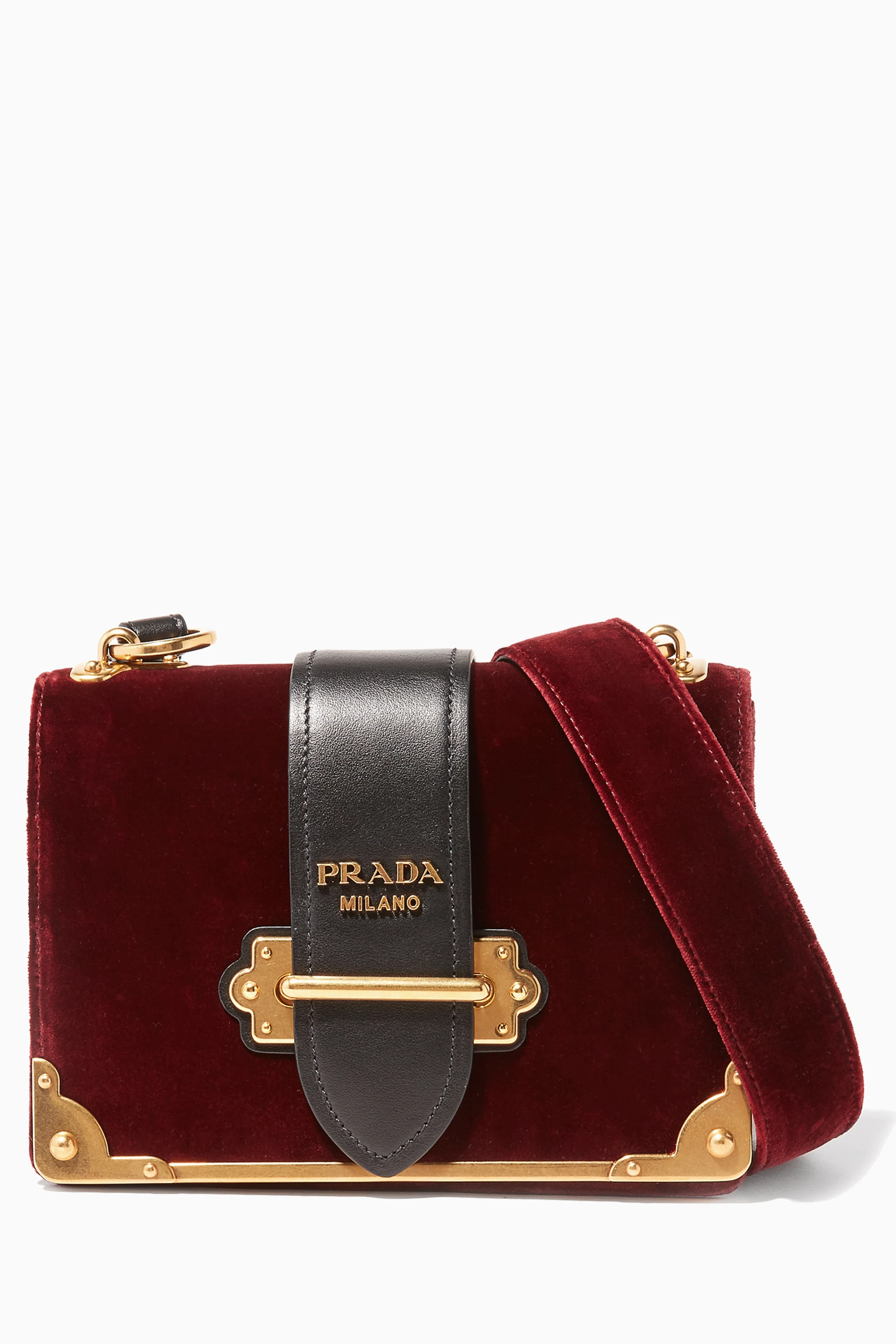 Prada cahier red best sale