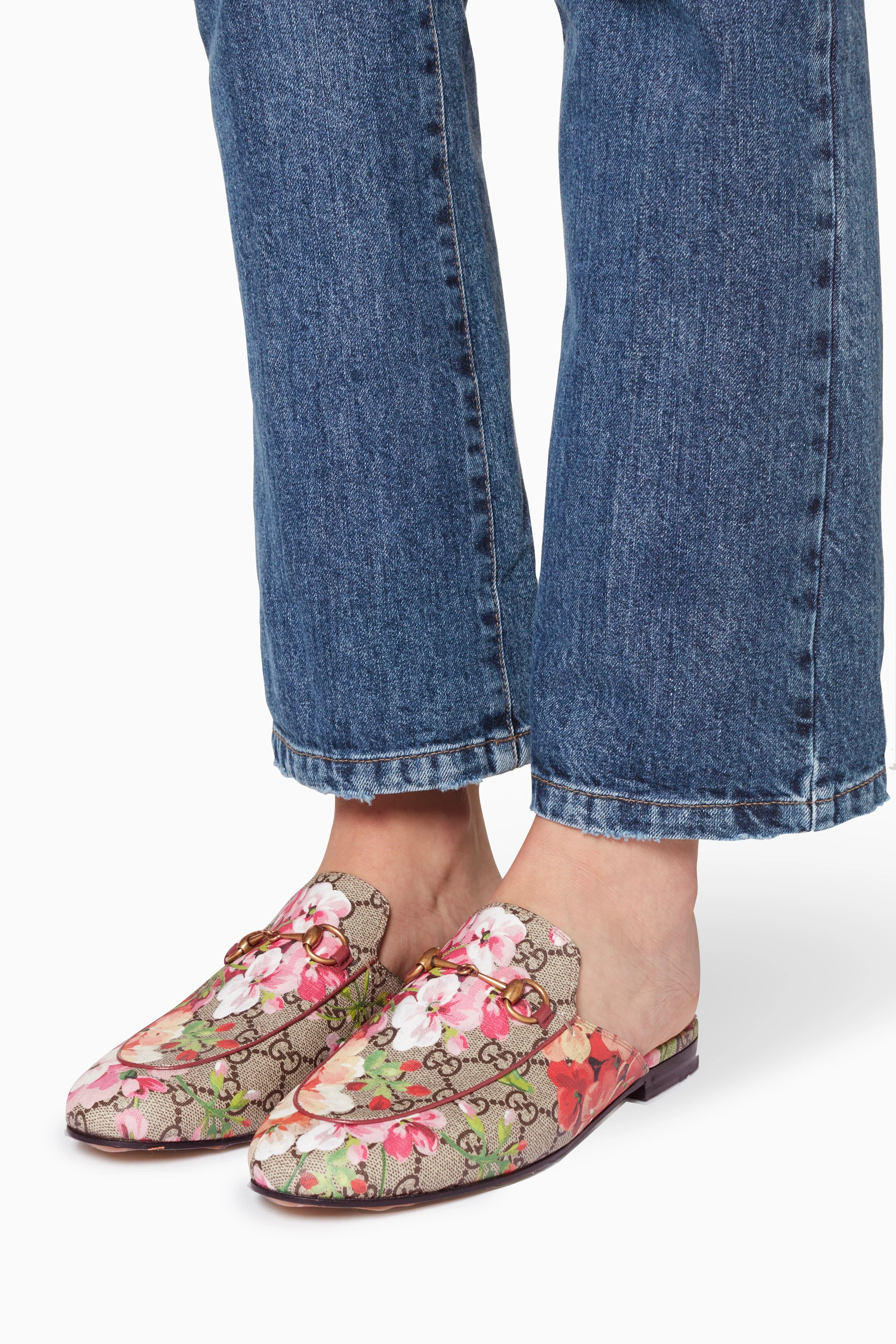 Gucci princetown blooms top