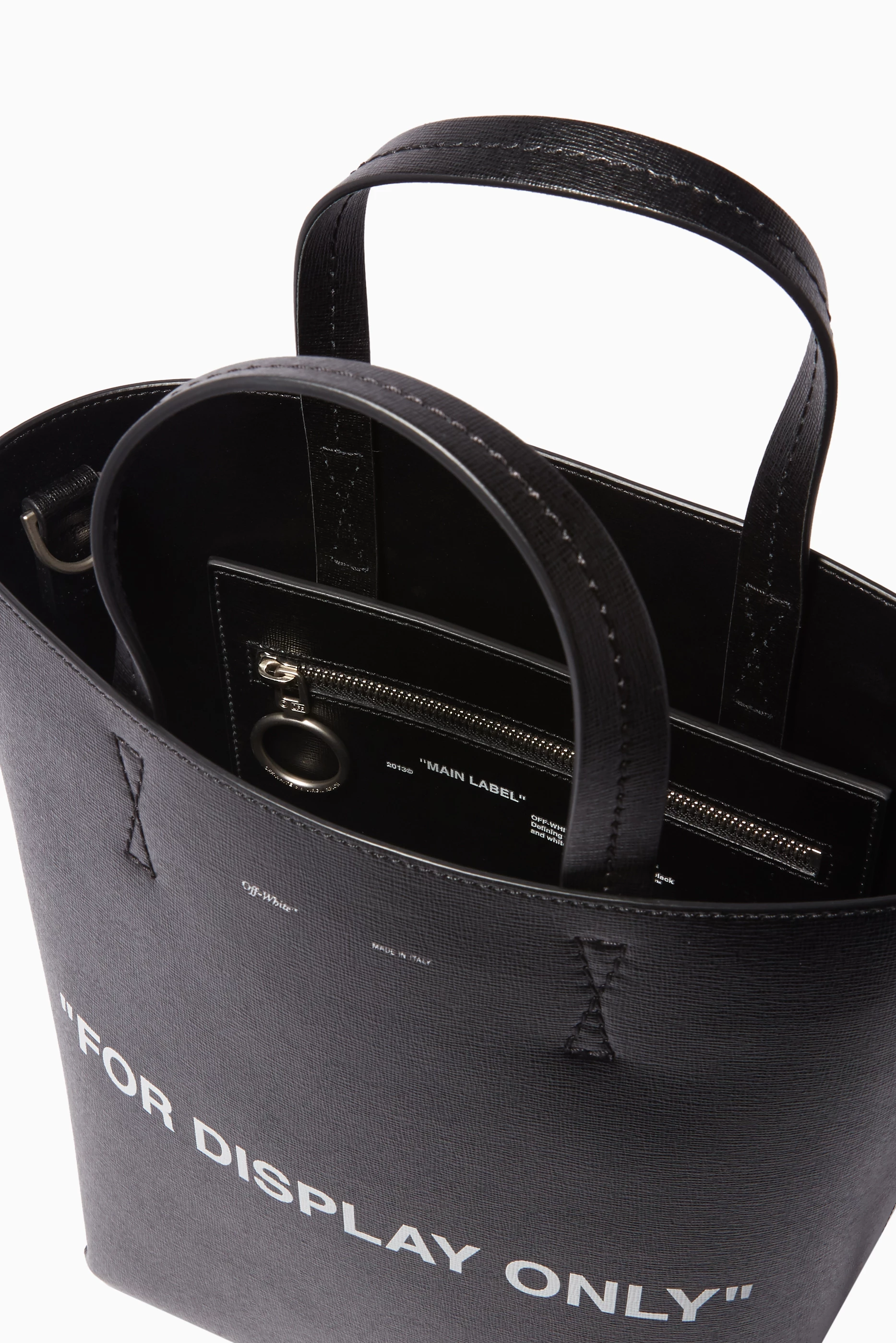 Buy Off White Black Black For Display Only Tote Bag For Women Online Ounass Saudi