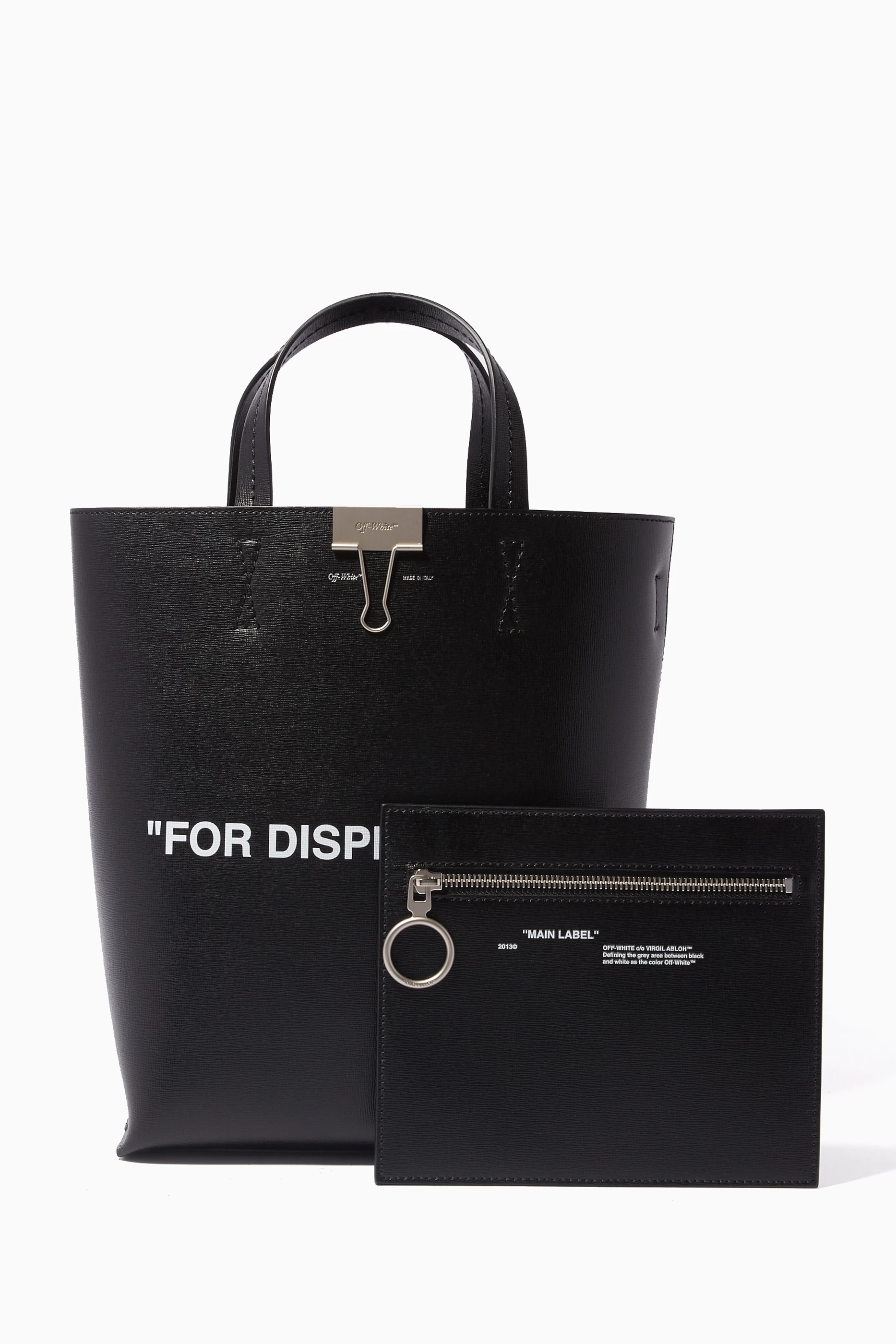 Buy Off White Black Black For Display Only Tote Bag For Women Online Ounass Saudi