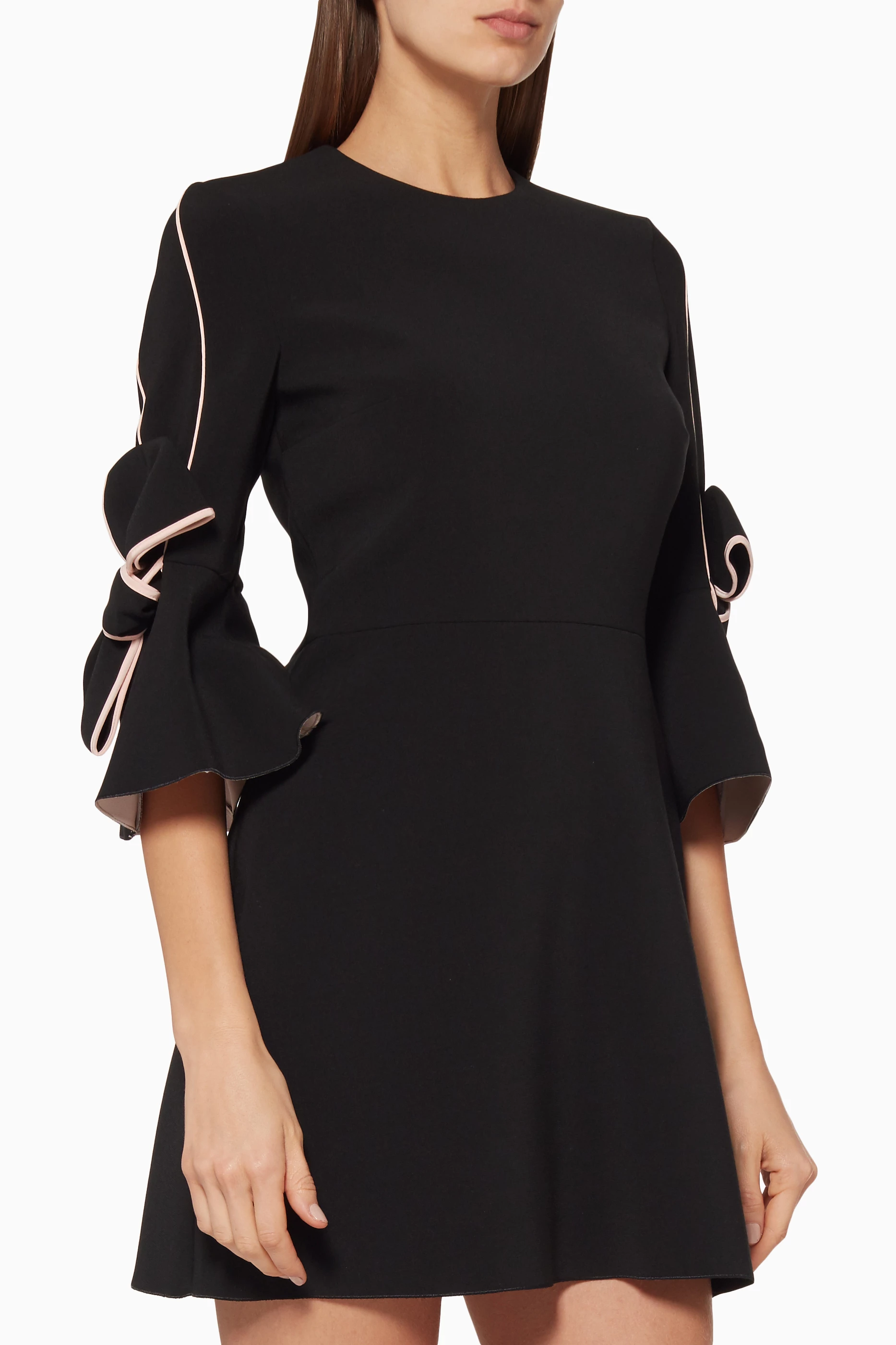 Buy Roksanda Black Black Harlin Mini Dress For Women Online Ounass Saudi