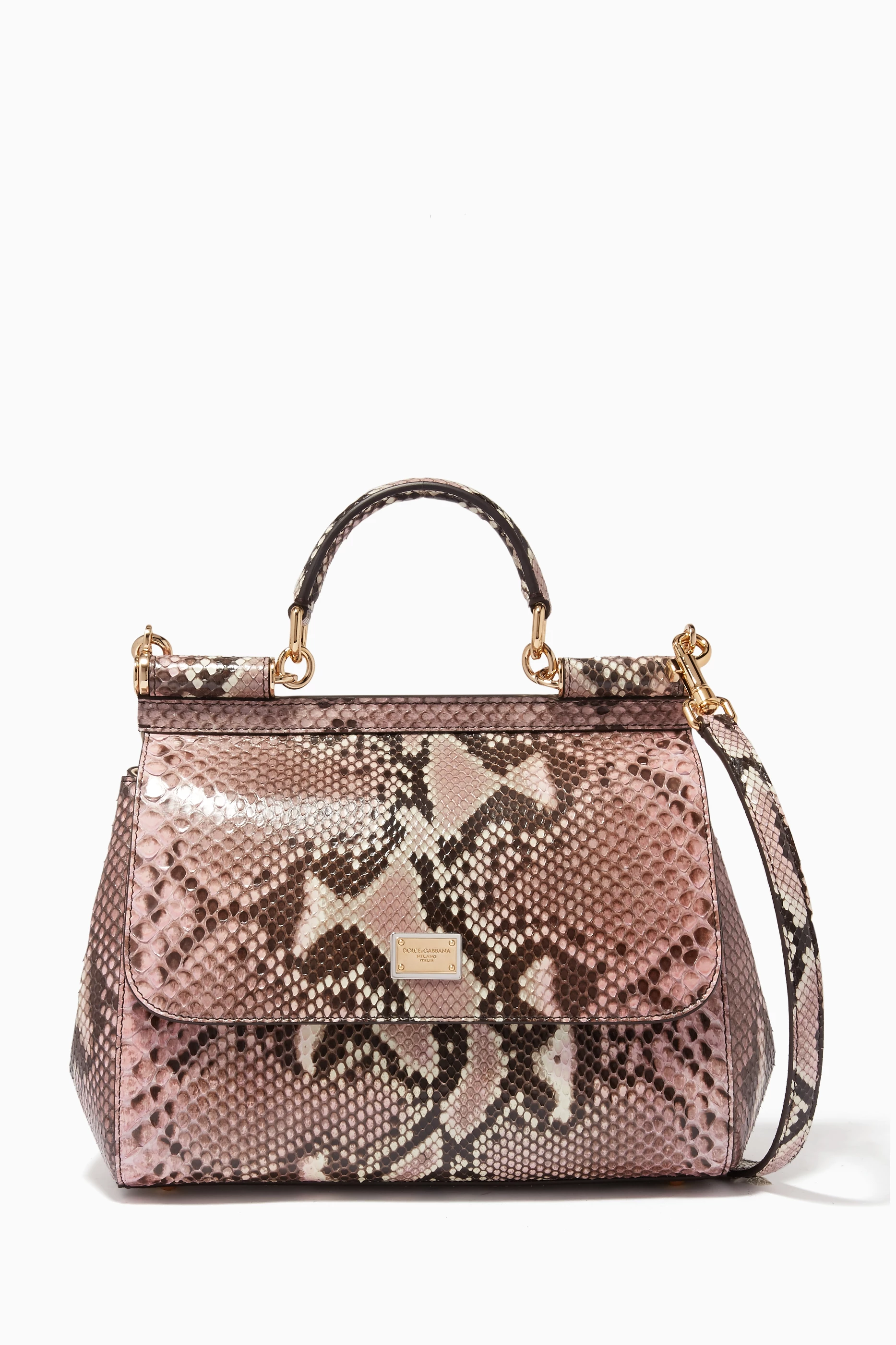 Dolce gabbana python bag sale