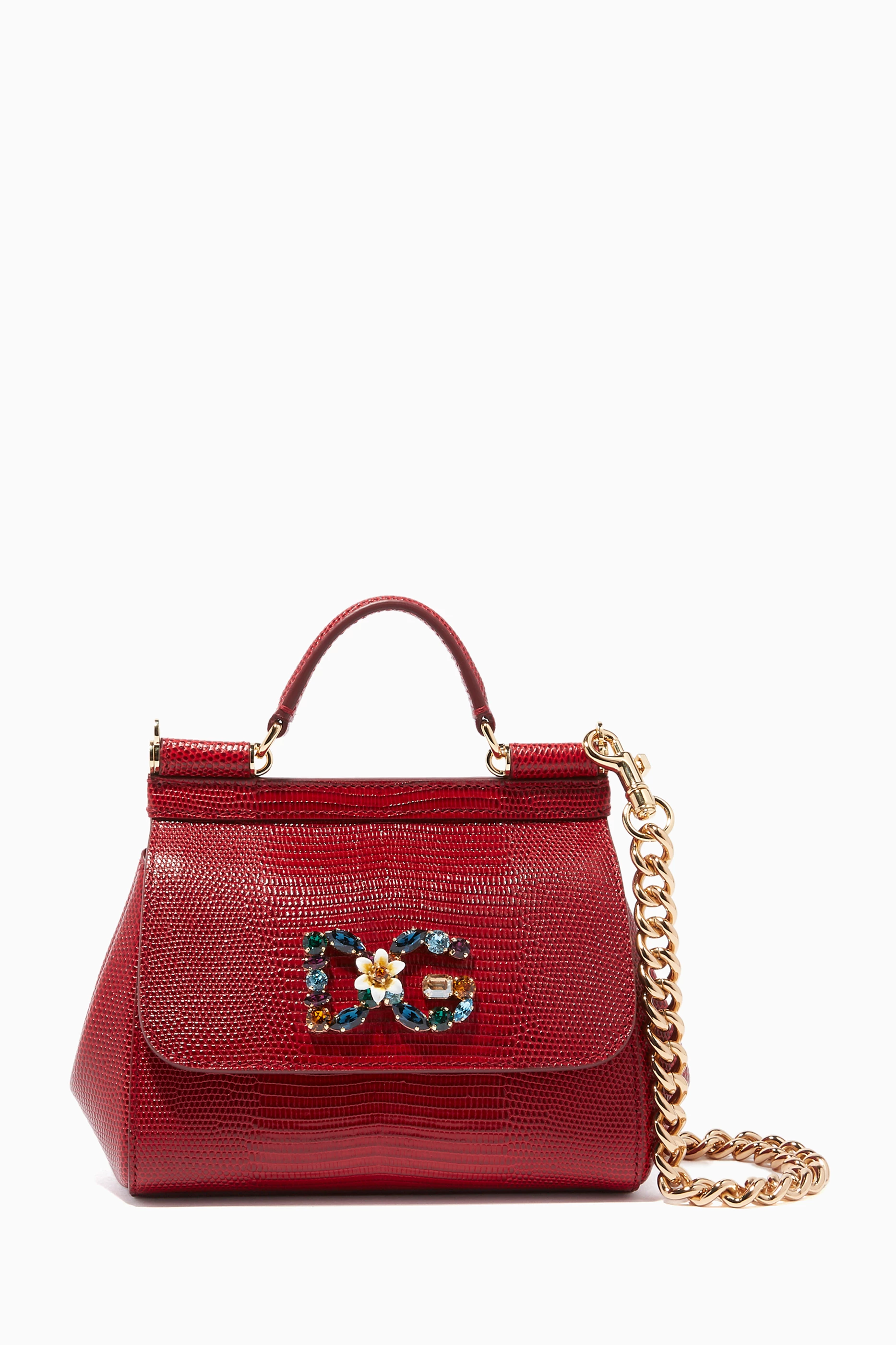 Dolce and gabbana red bag clearance