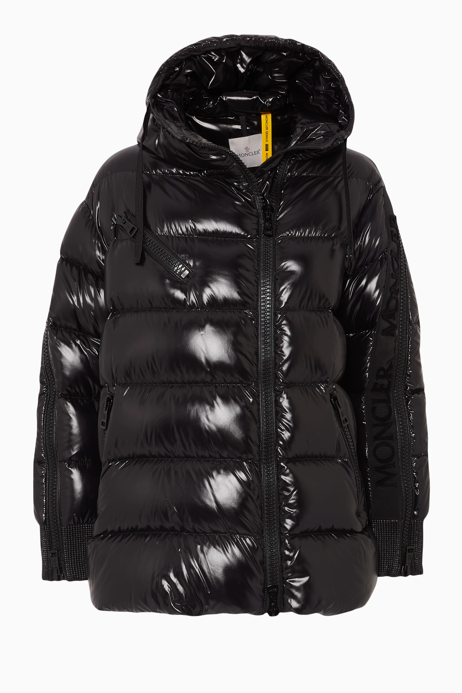 Buy Moncler Black Black Liriope Quilted Jacket For Women Online - Main Image