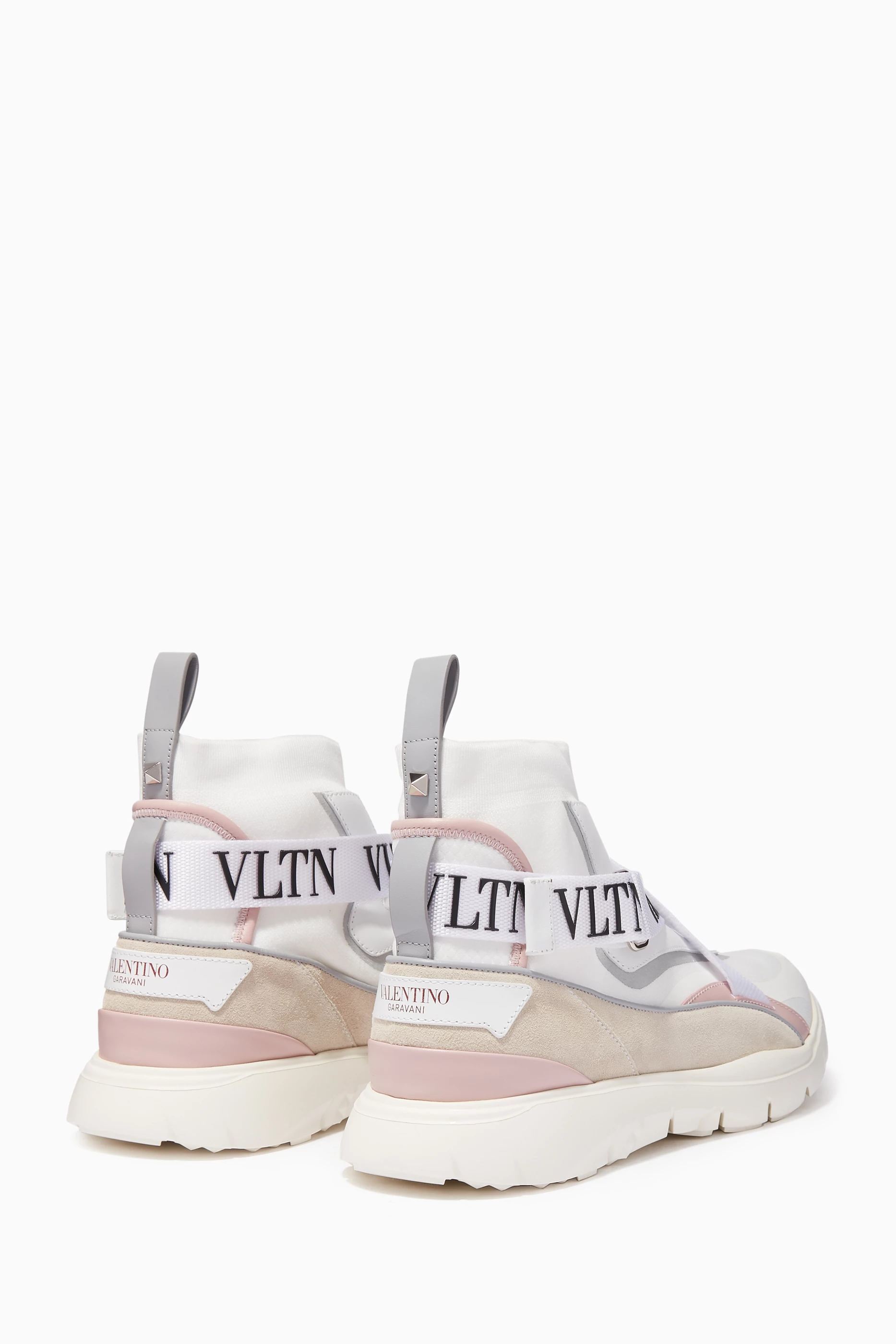 Buy Valentino Garavani White White Heroes Logo Strap Sneakers For Women Online Ounass Saudi