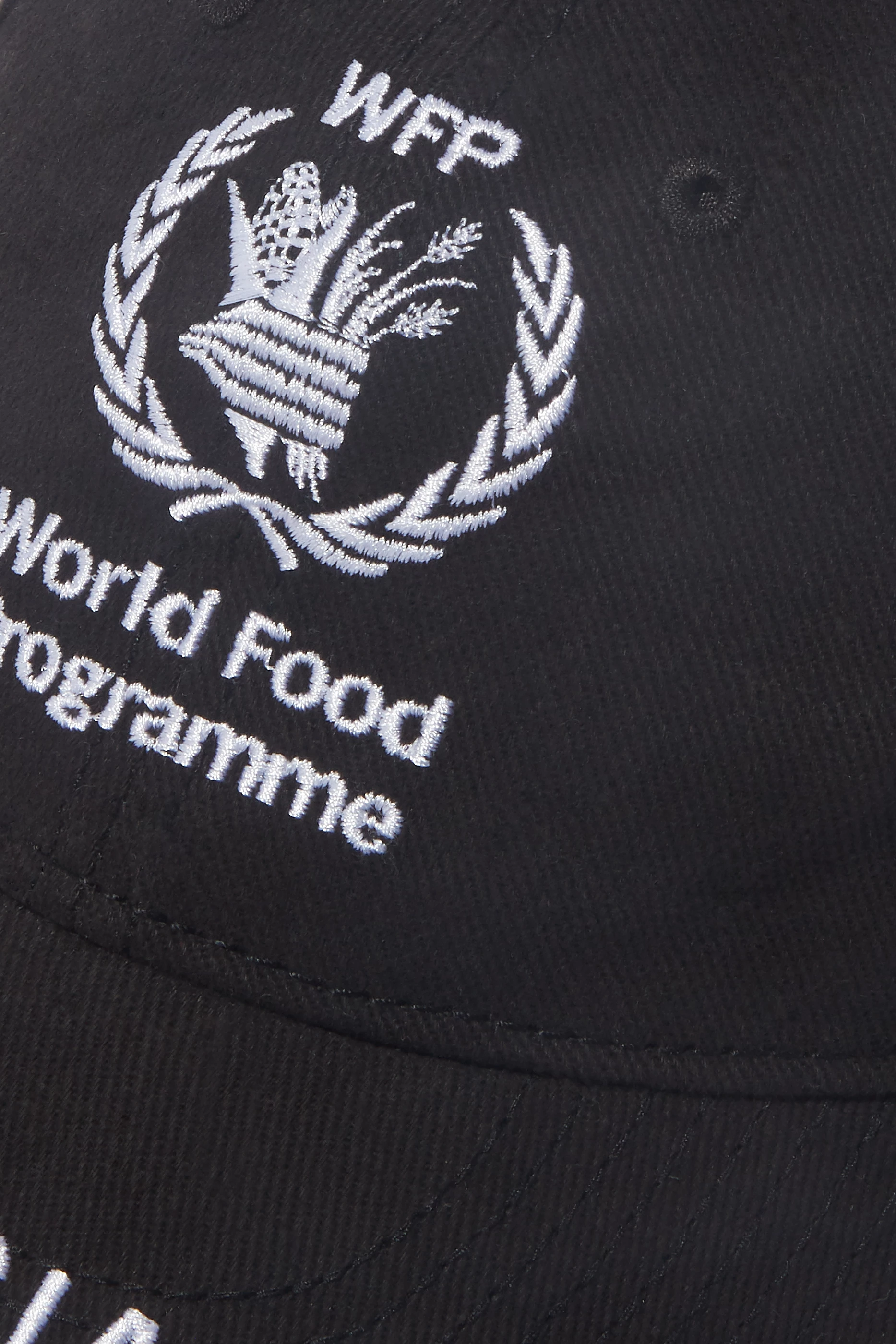 Buy Balenciaga Black Black World Food Programme Logo Cap For
