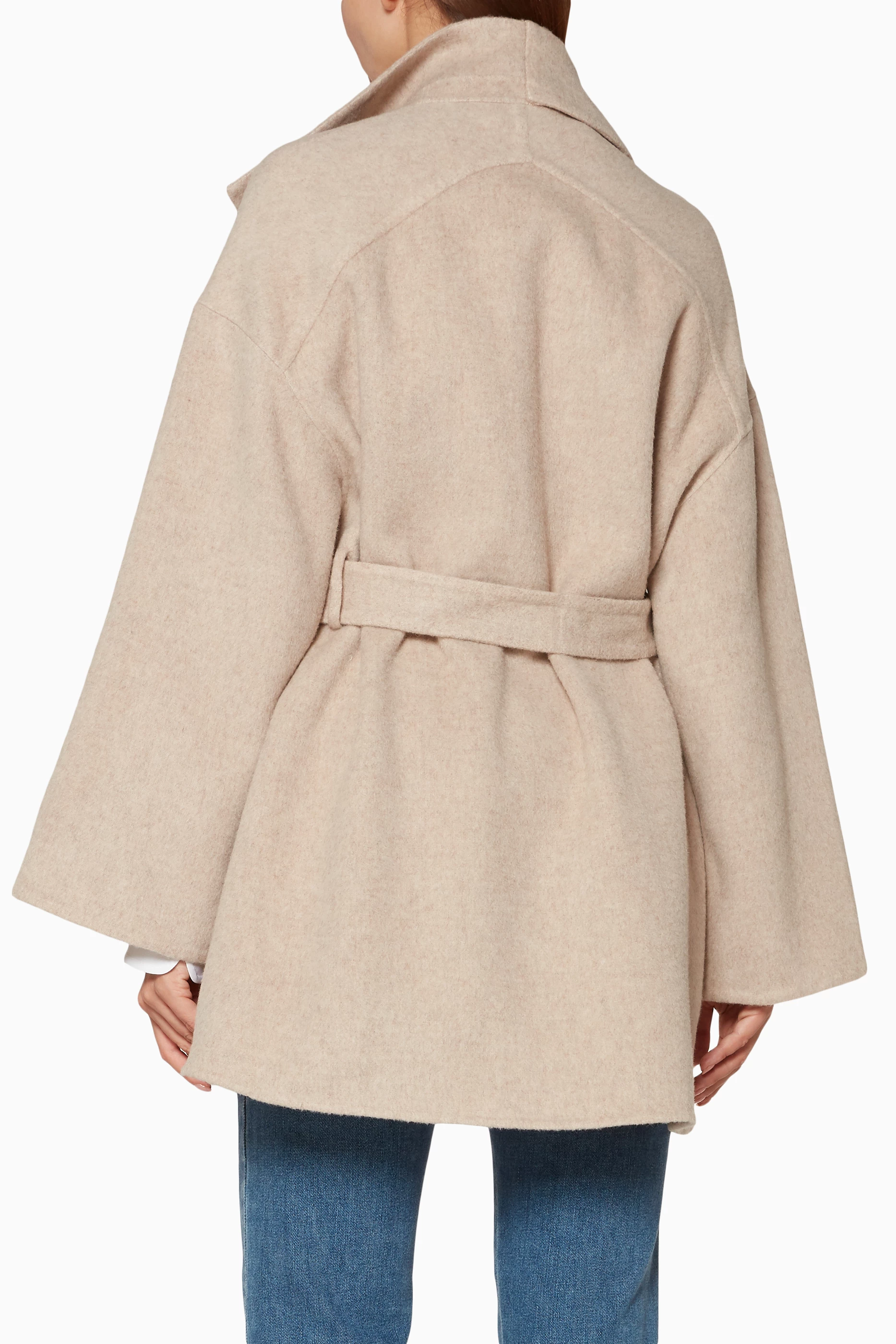 Vince blanket coat oatmeal top