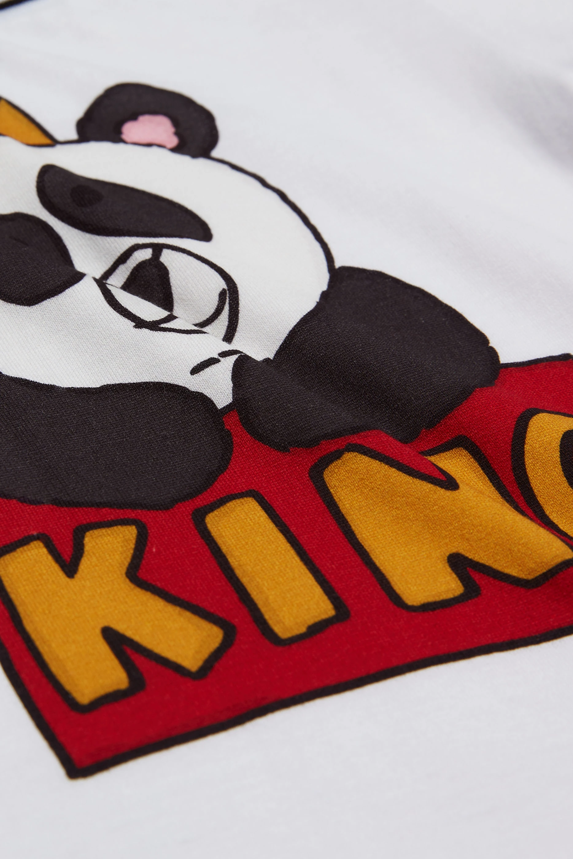 Buy Dolce & Gabbana White White Panda King Print T-Shirt For