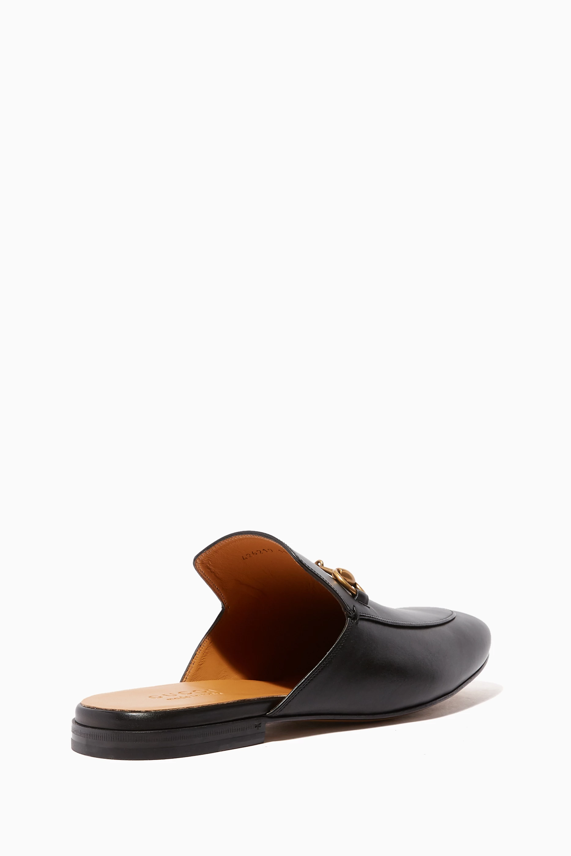 Buy Gucci Black Black Kings Horsebit Backless Loafers For Men Online Ounass Saudi