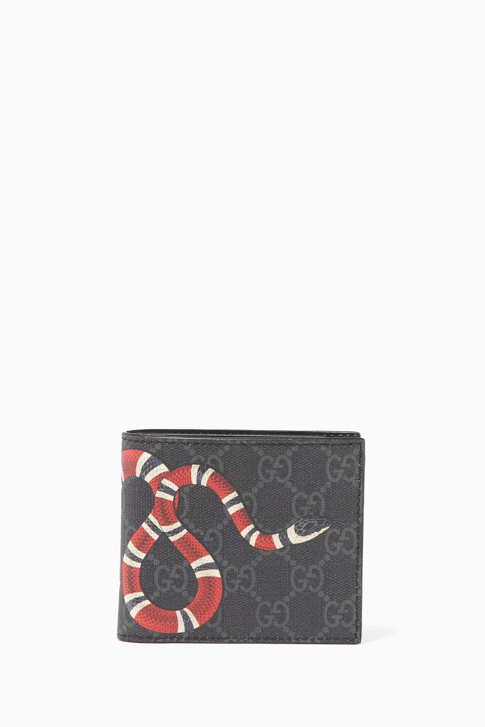 Mens gucci wallet kingsnake deals