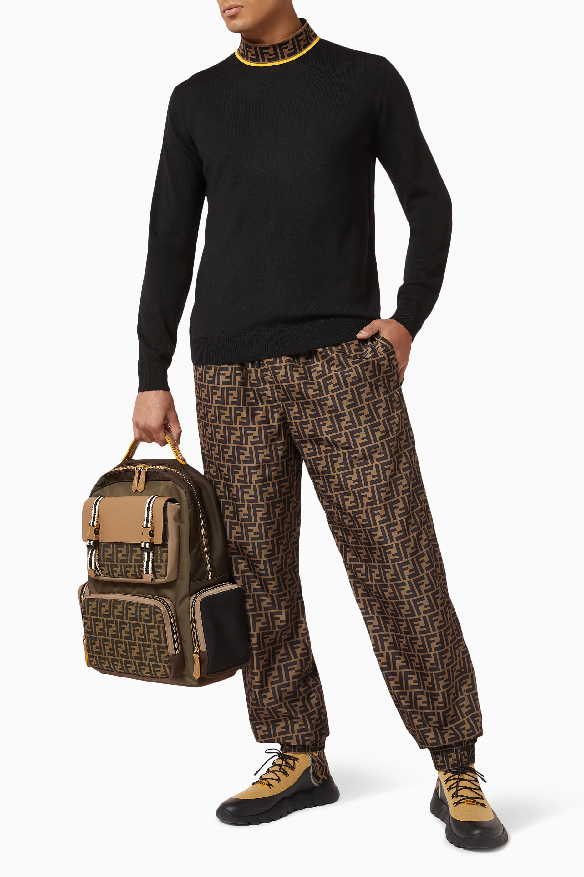 Fendi nylon pants on sale