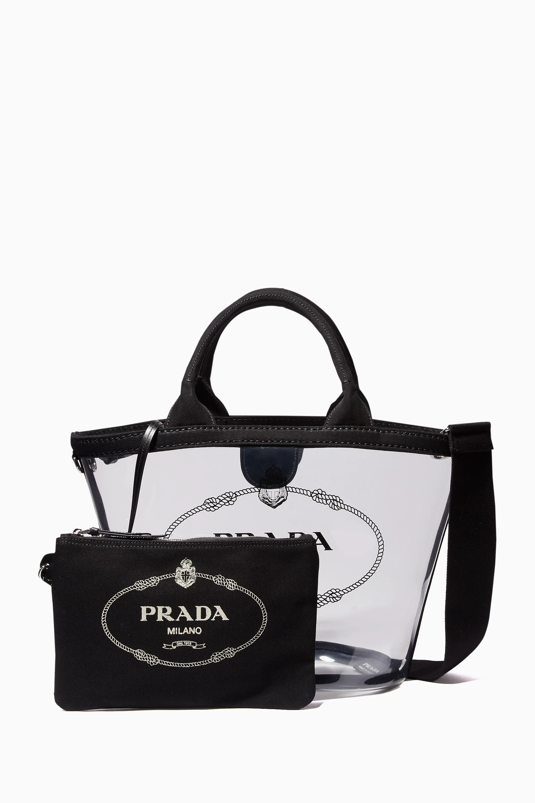 Prada pvc tote deals