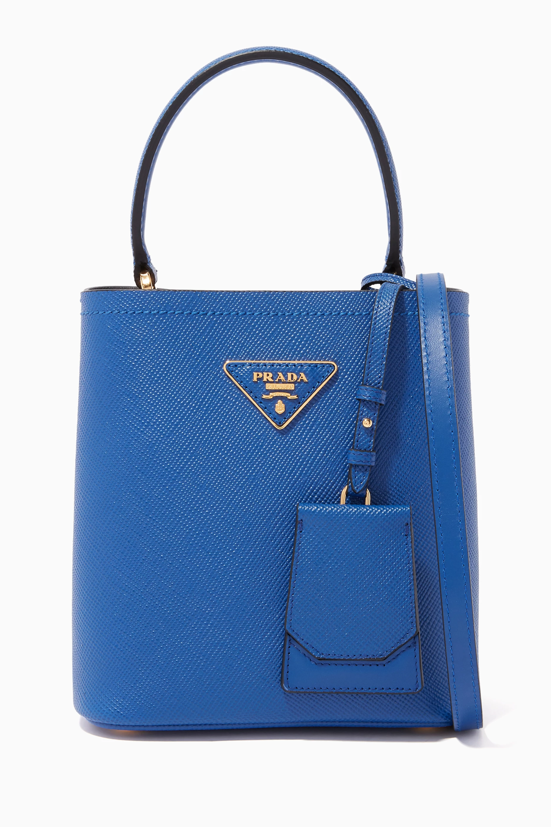 Prada blue tote outlet