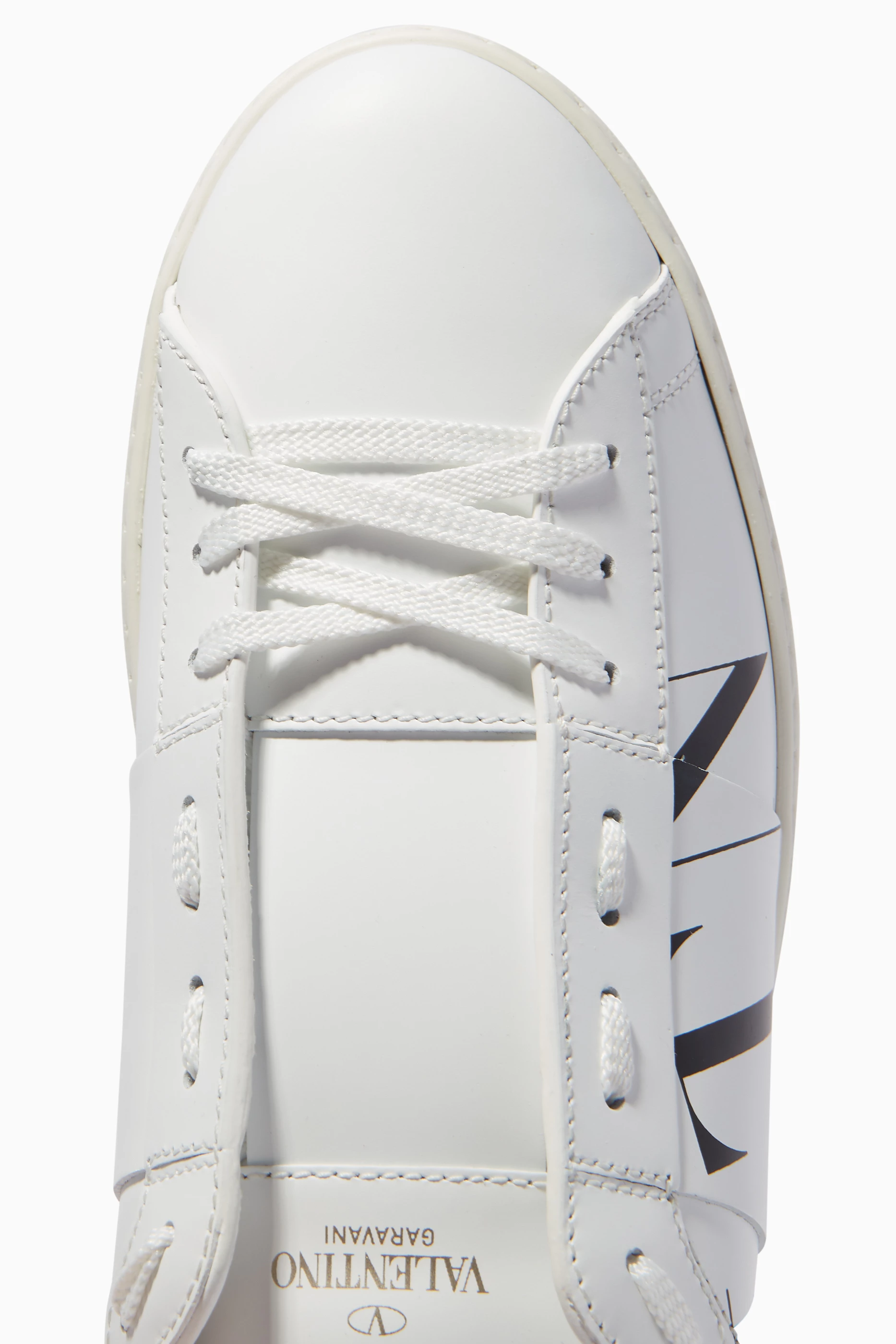 Vltn white sneakers top