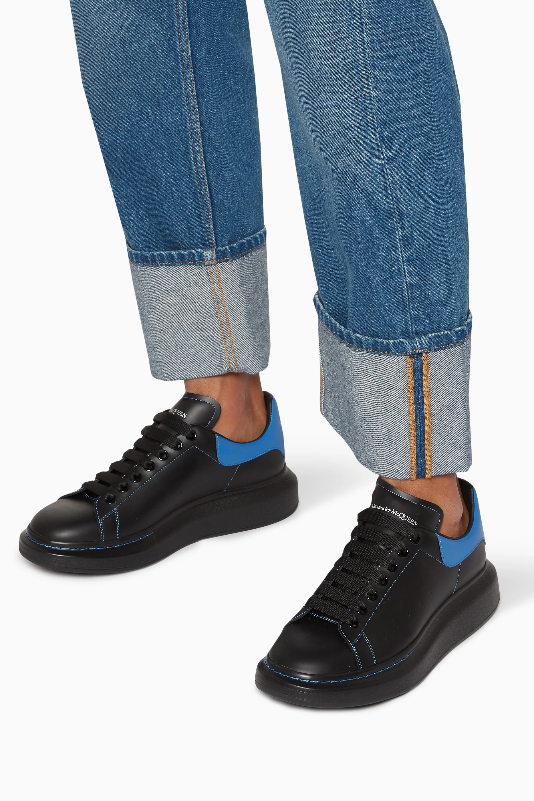 Alexander mcqueen black and blue deals