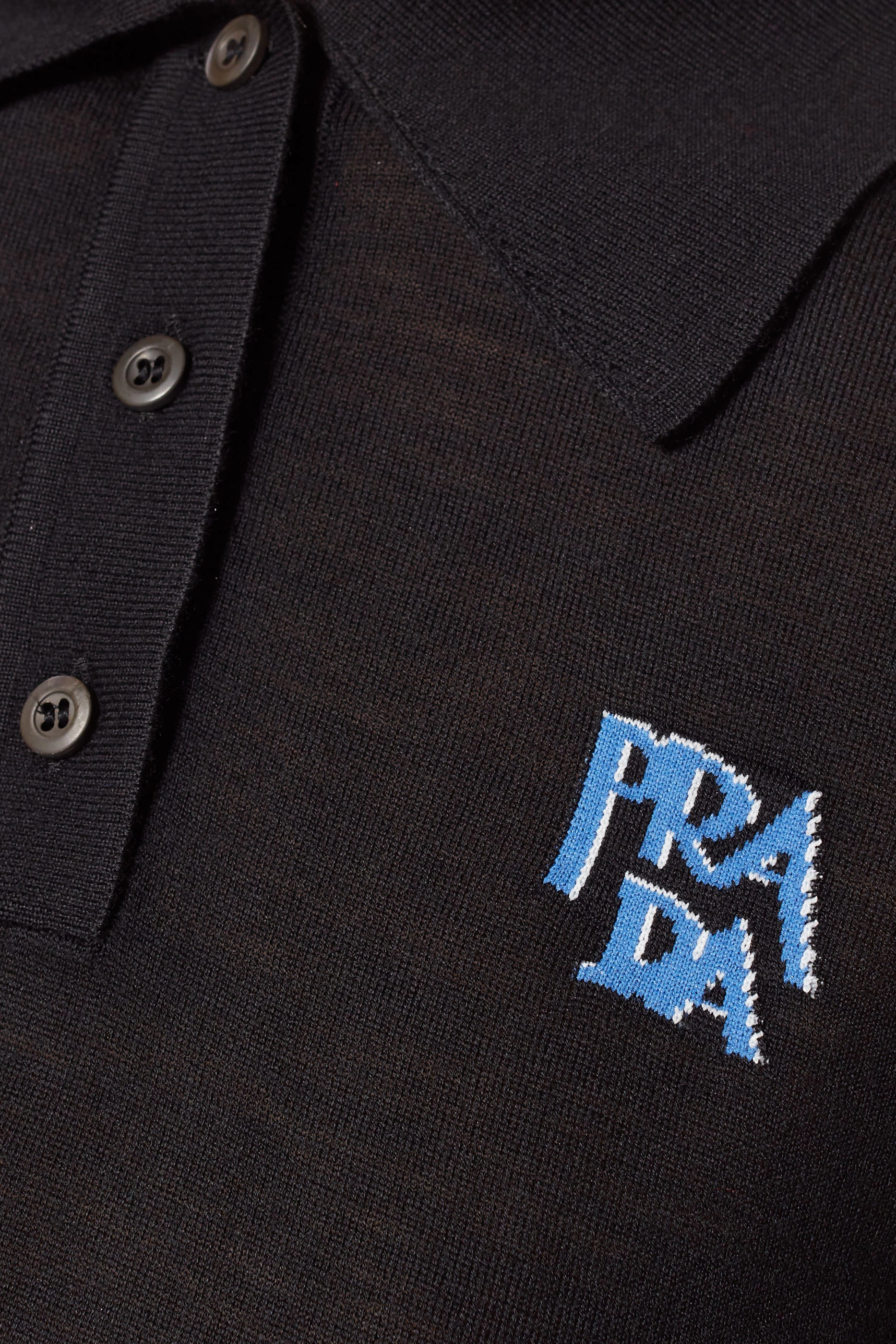 Buy Prada Black Black Polo Shirt For Women Online | Ounass Saudi