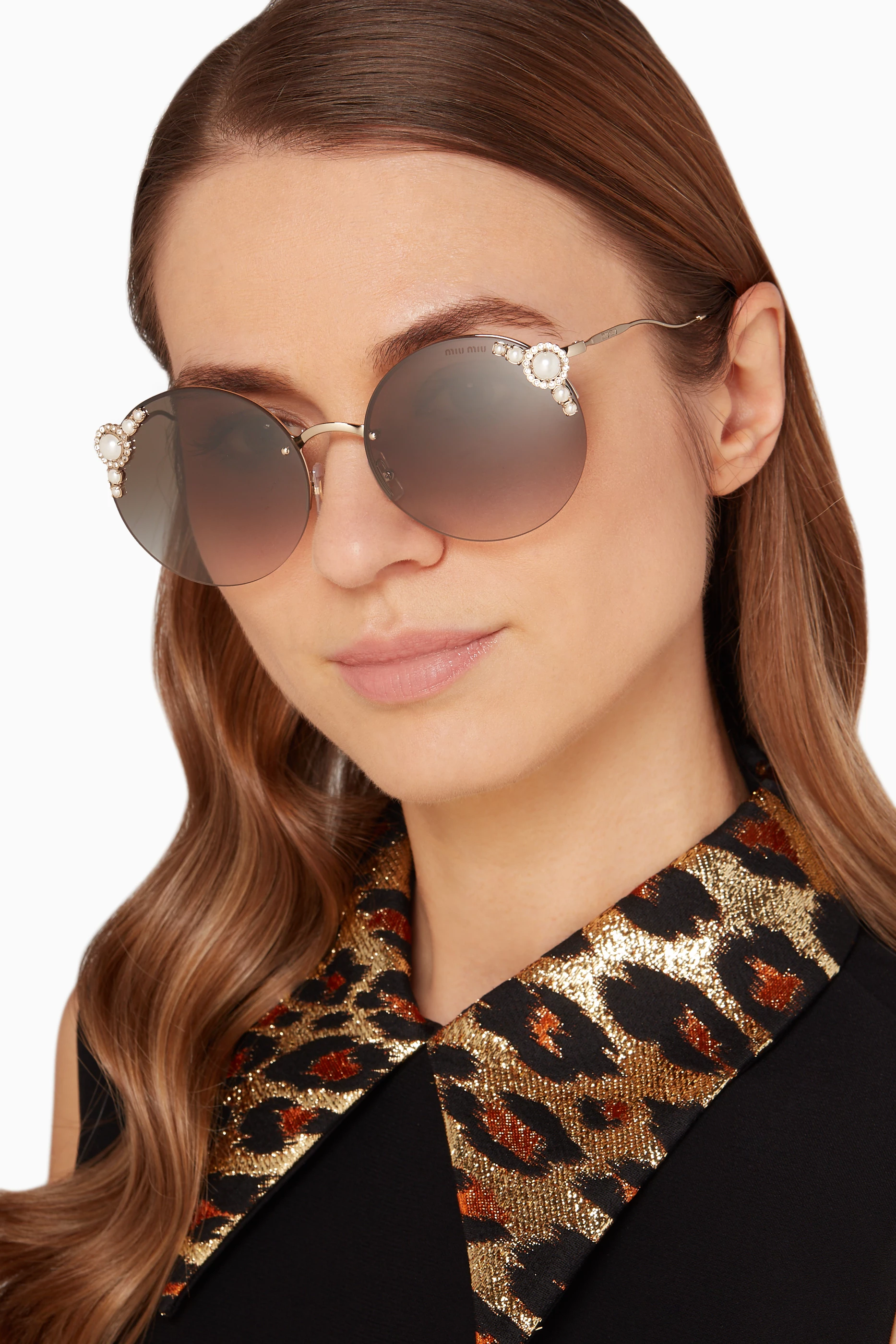 Miu miu pearl sunglasses shop