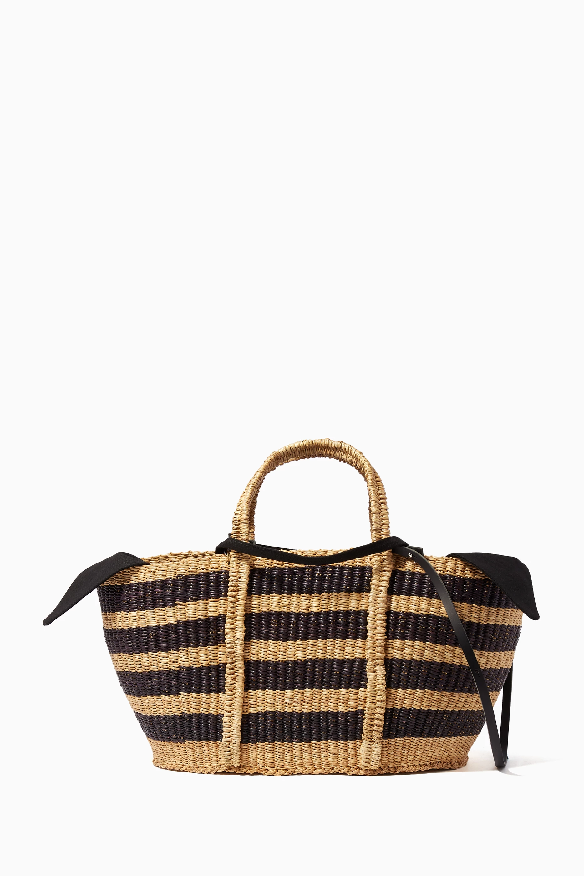 Buy Muun Black Natural Black Talata Tote Bag For Women Online Ounass Saudi