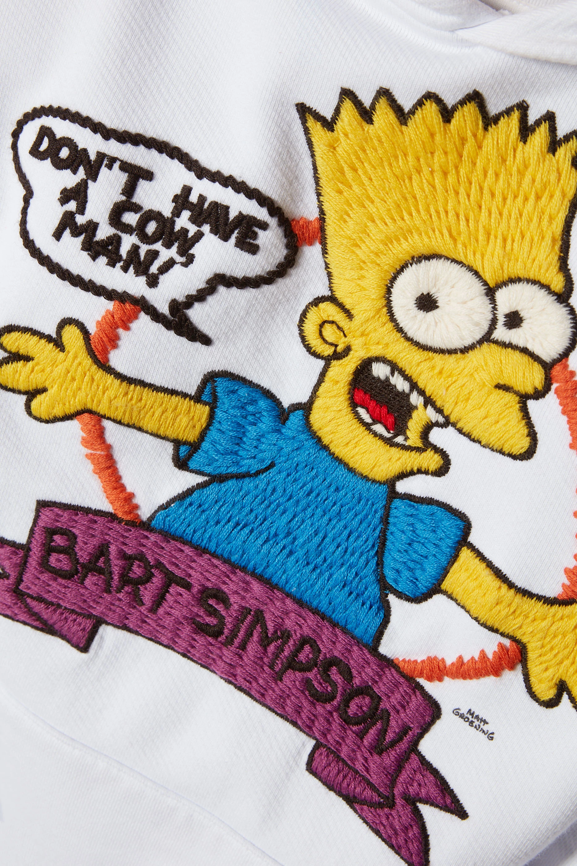 Off white bart simpson sweater online