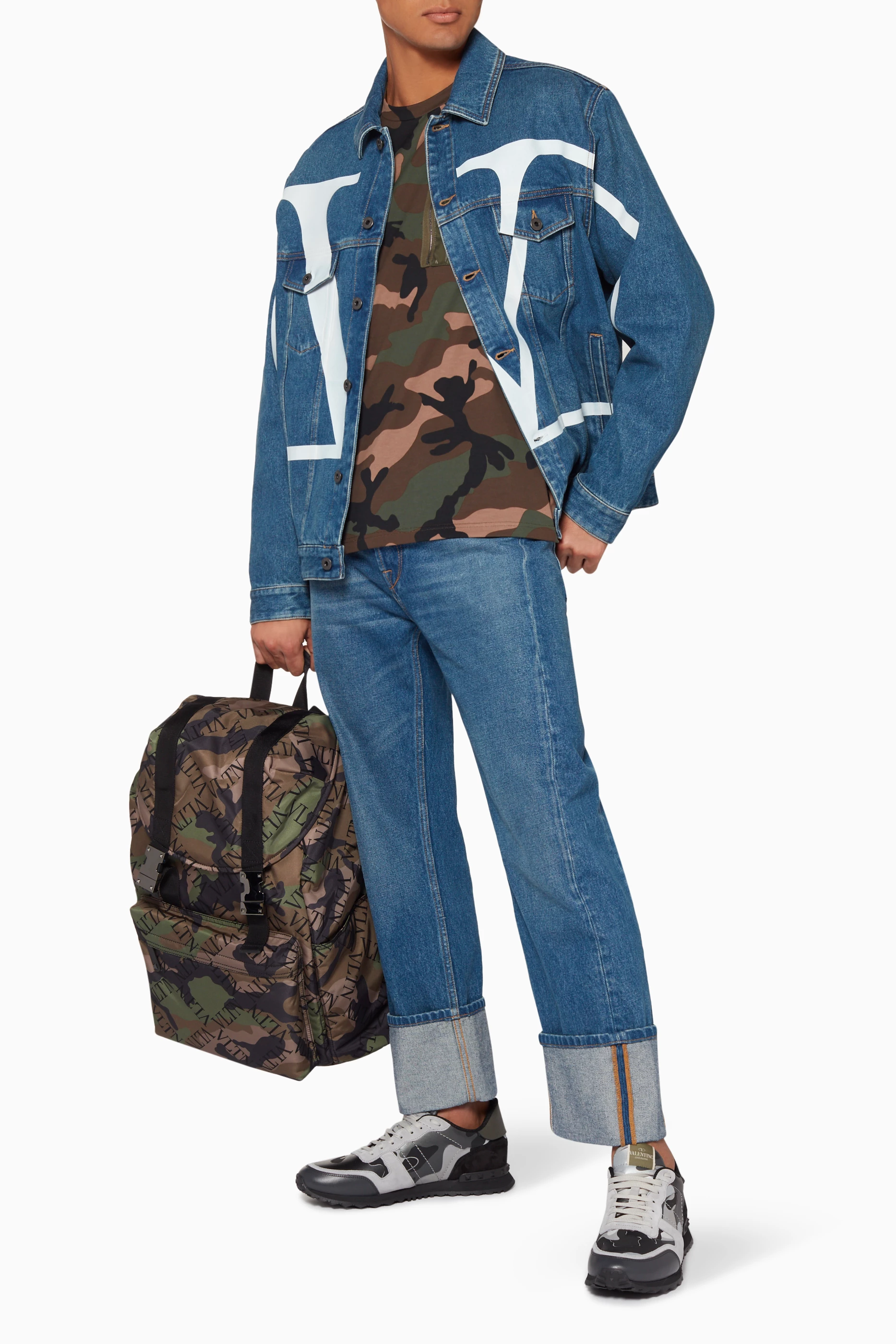 Vltn denim jacket outlet