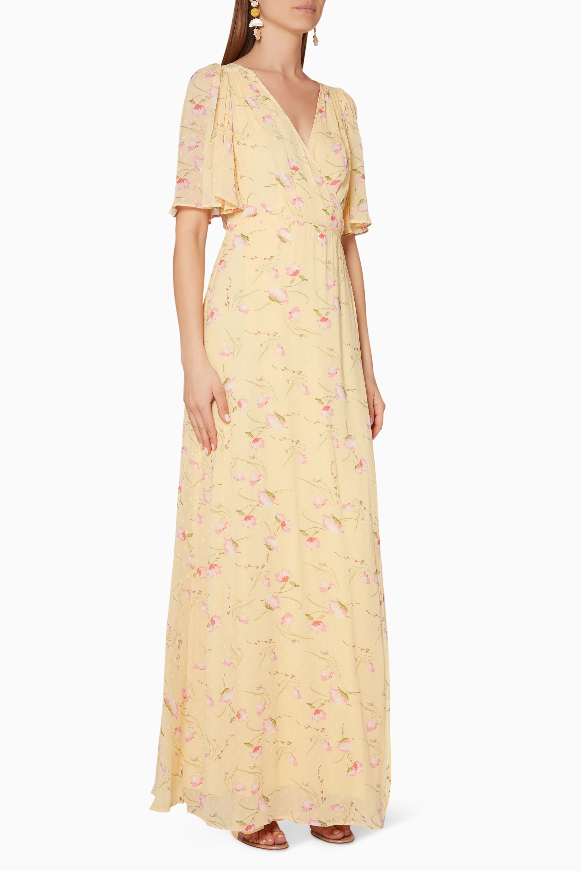 By timo delicate semi wrap dress hot sale