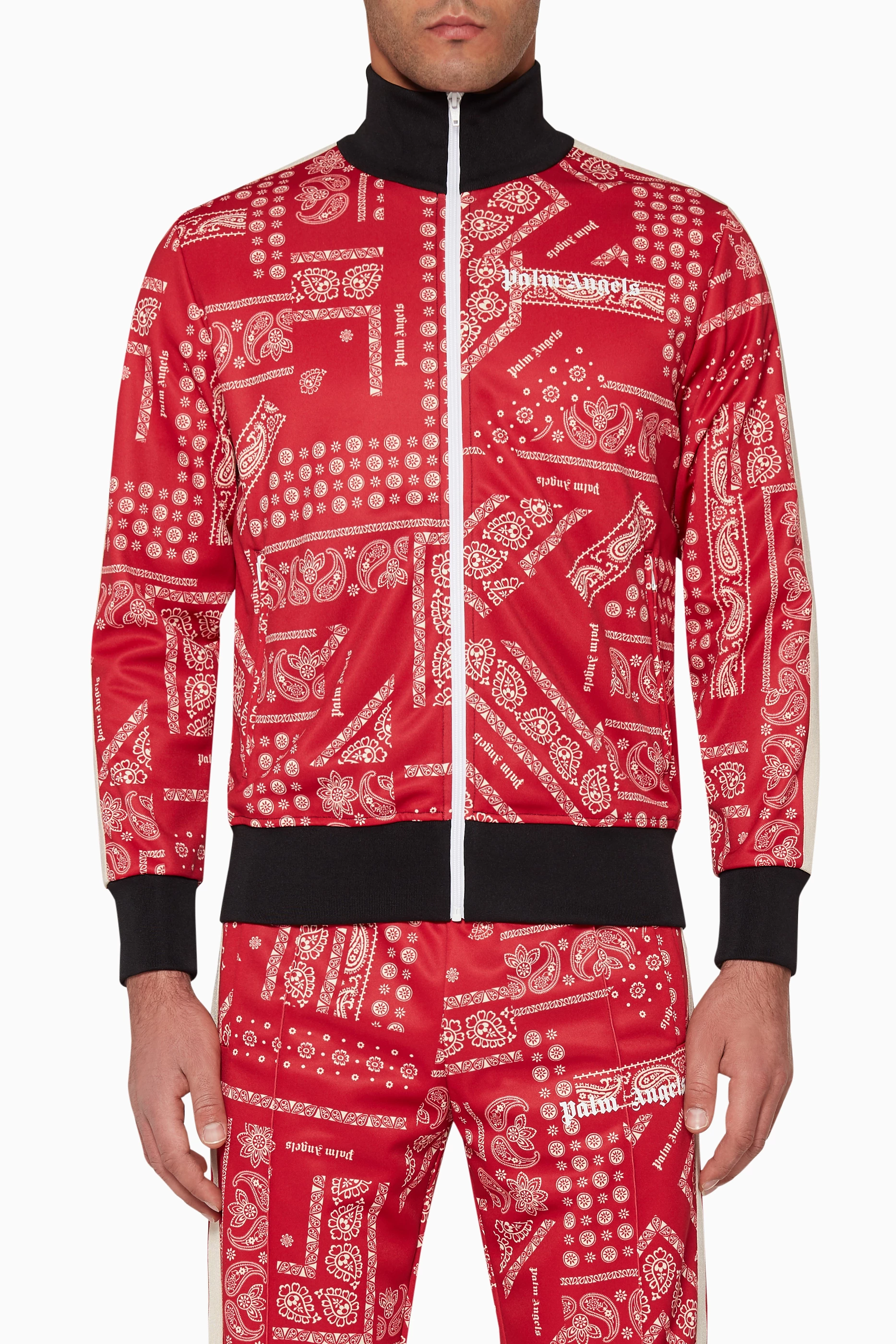 Palm angels jacket red outlet