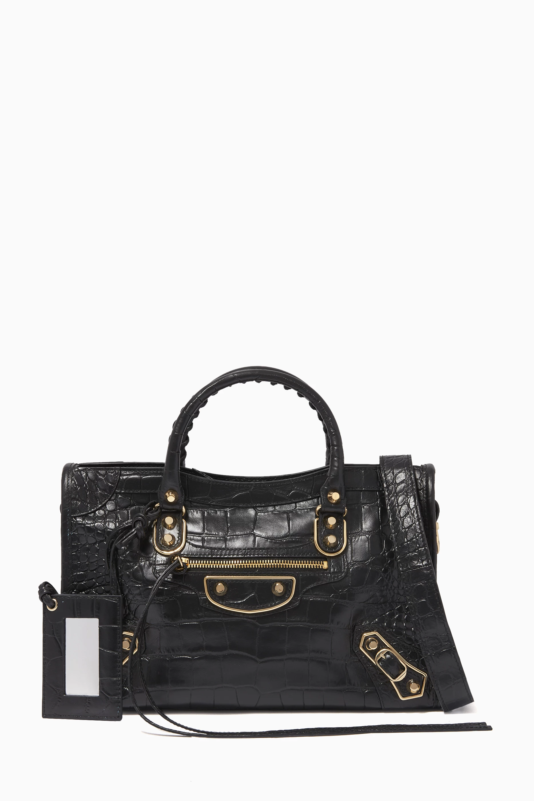 Balenciaga crocodile city bag 2025