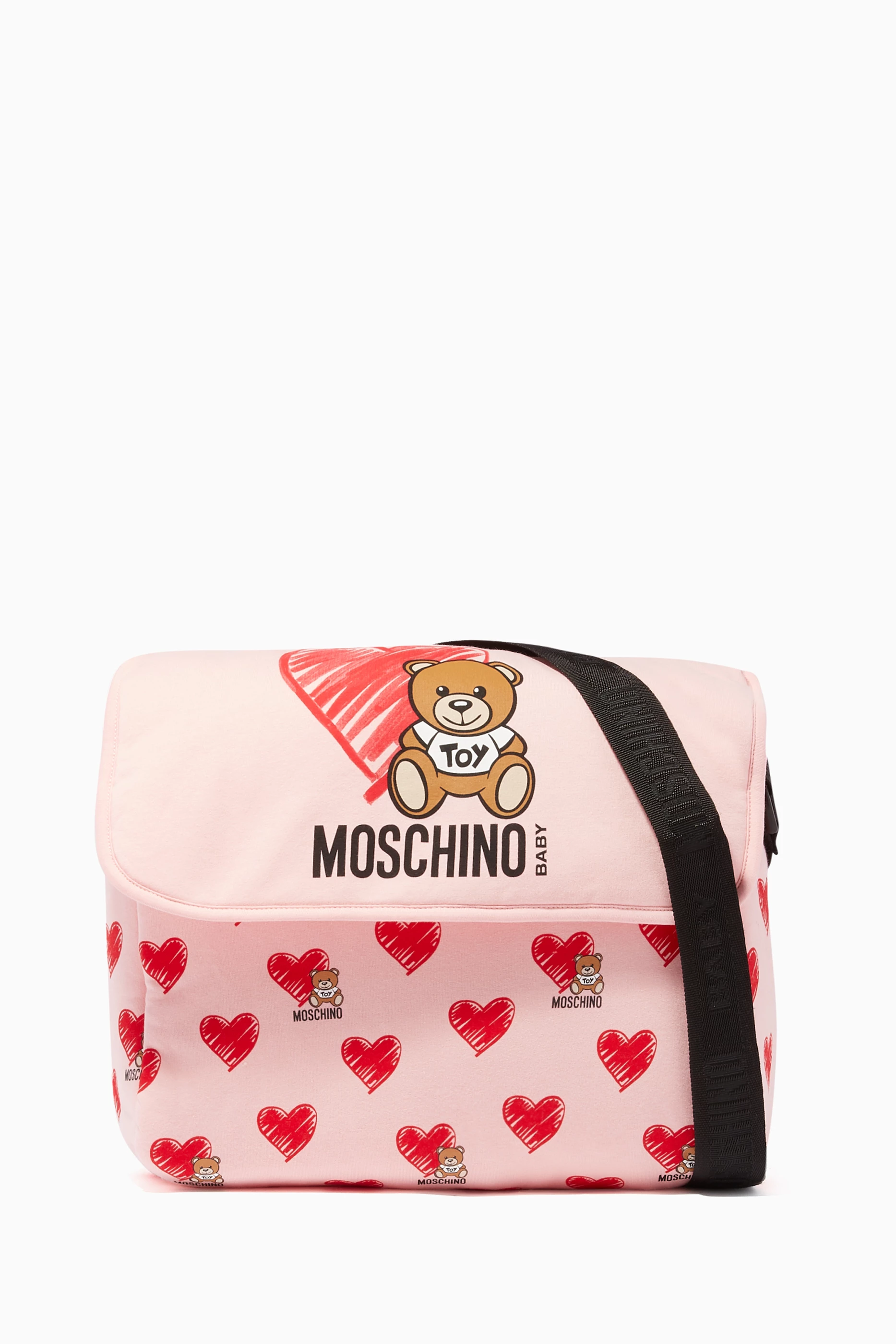 Moschino diaper bag pink shop