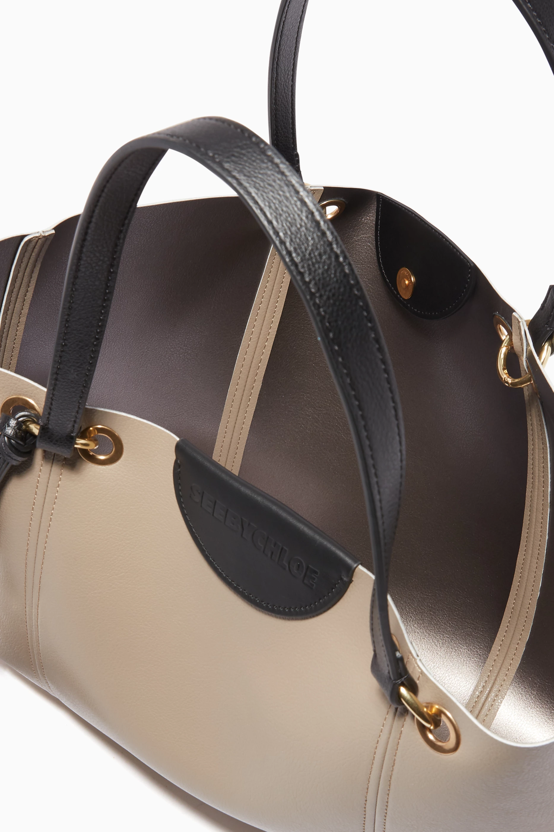Buy See By Chloe Grey Large Marty Tote Bag For Women Online Ounass Saudi