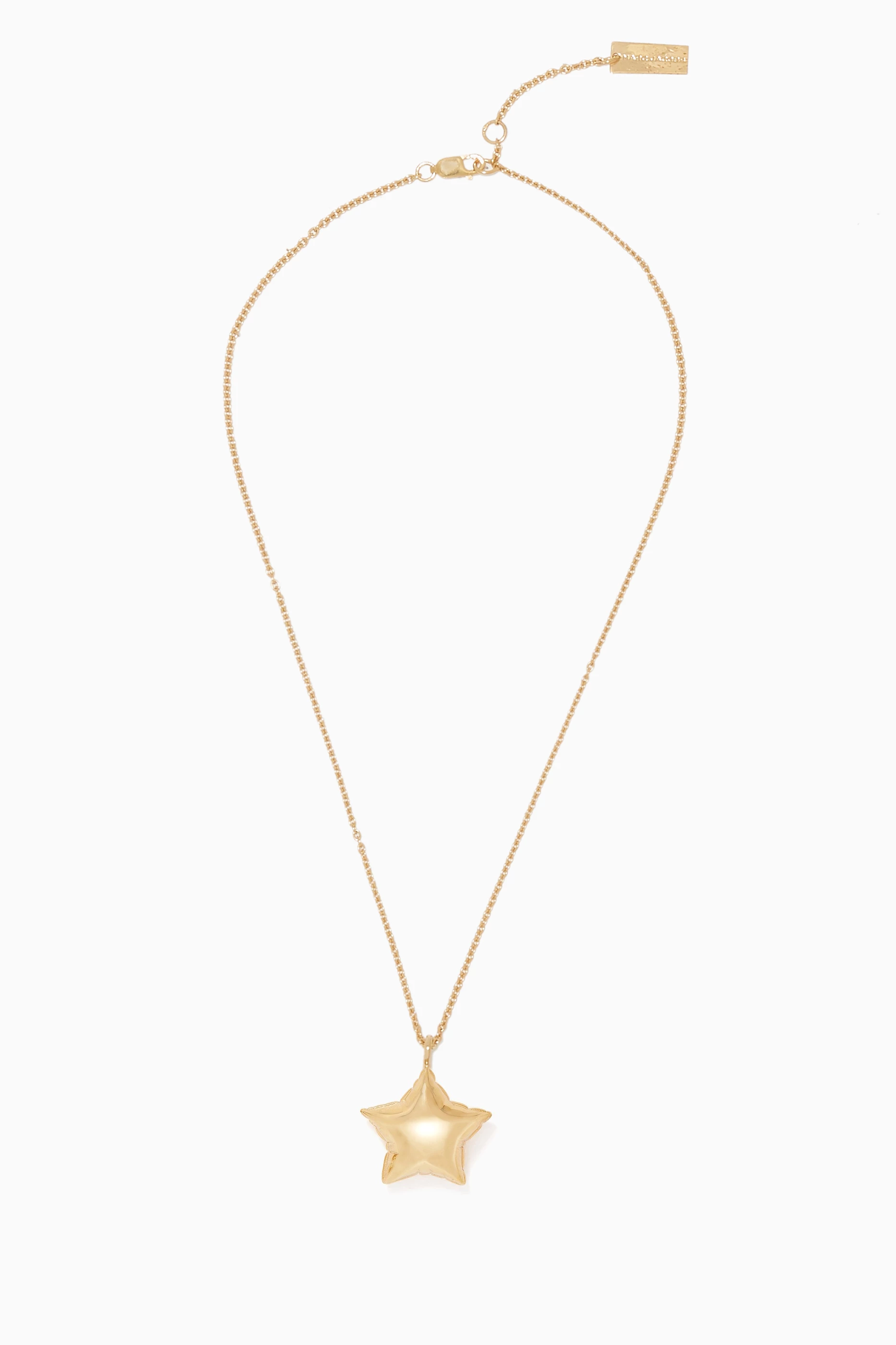 Buy Marc Jacobs Gold Gold-Plated Balloon Star Necklace For