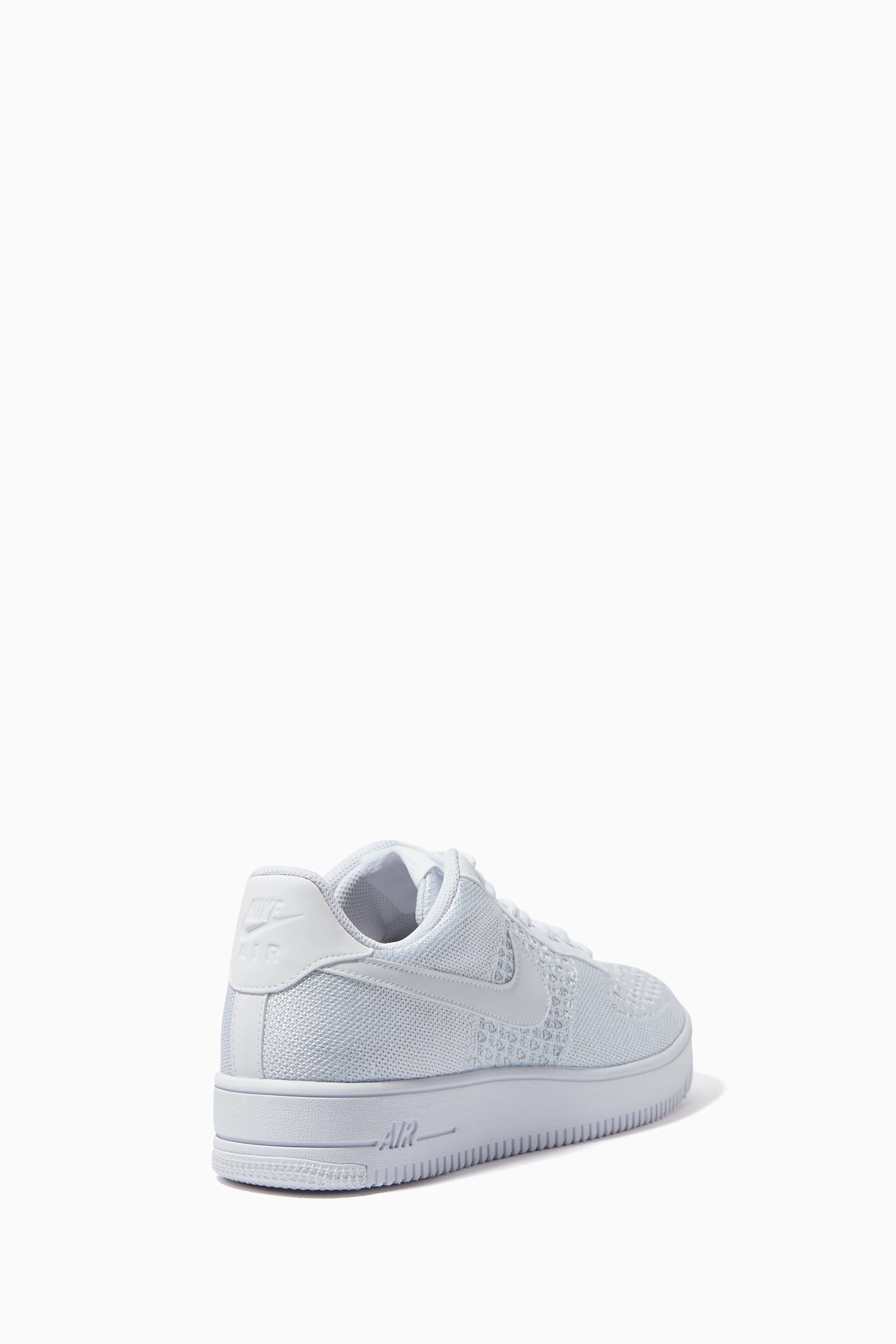 Buy Nike Grey Air Force 1 Flyknit 2.0 Sneakers For Men Online Ounass Saudi
