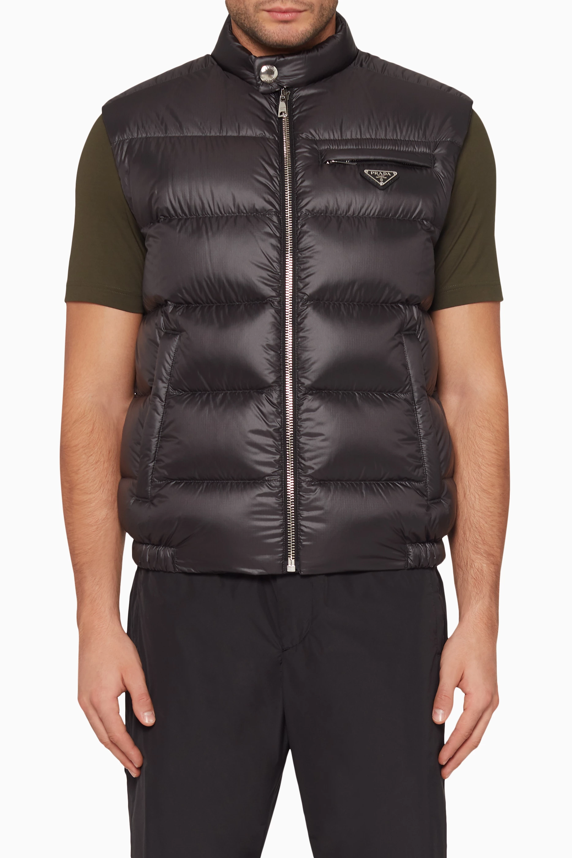 Prada puffer vest discount
