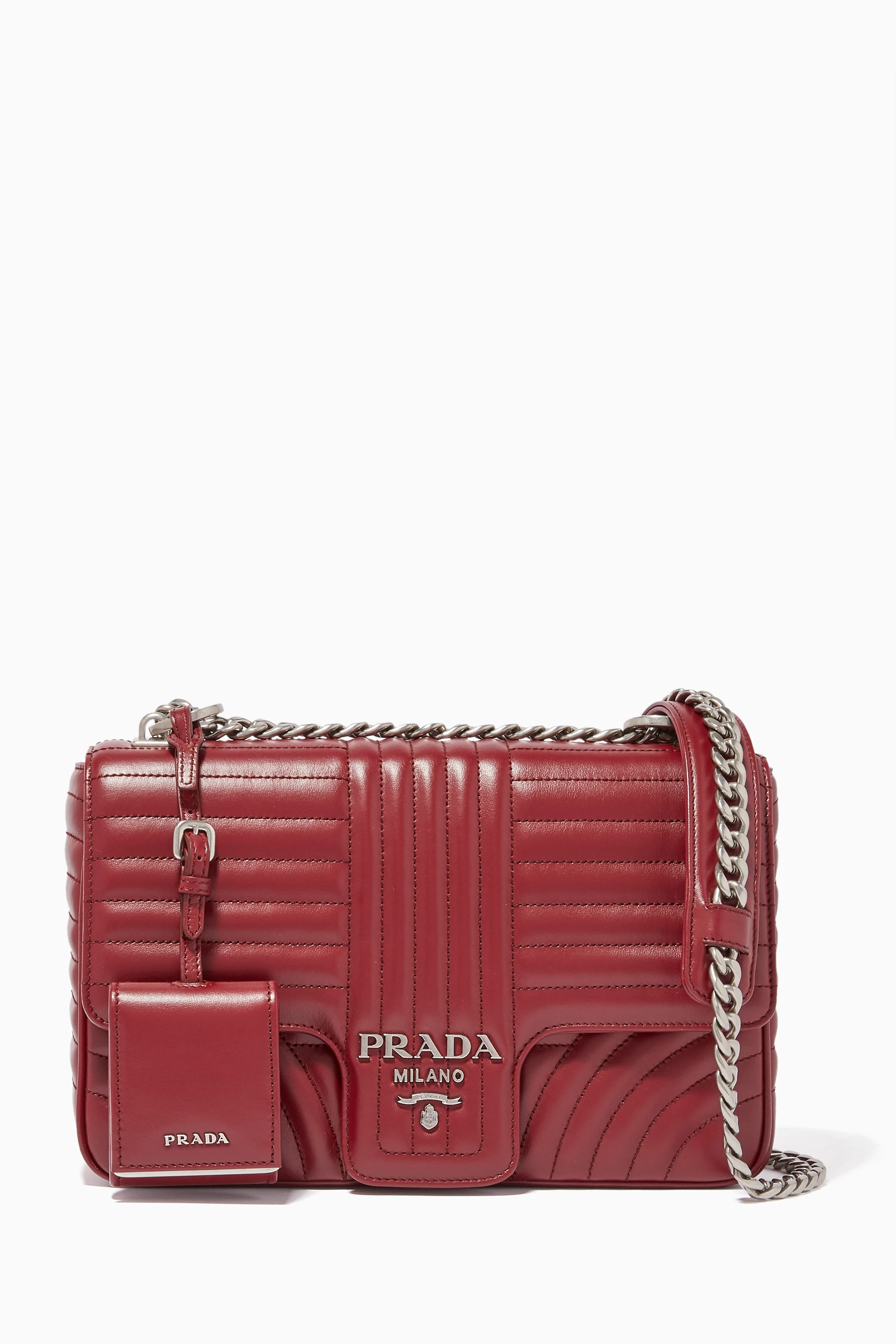 Prada diagramme red new arrivals