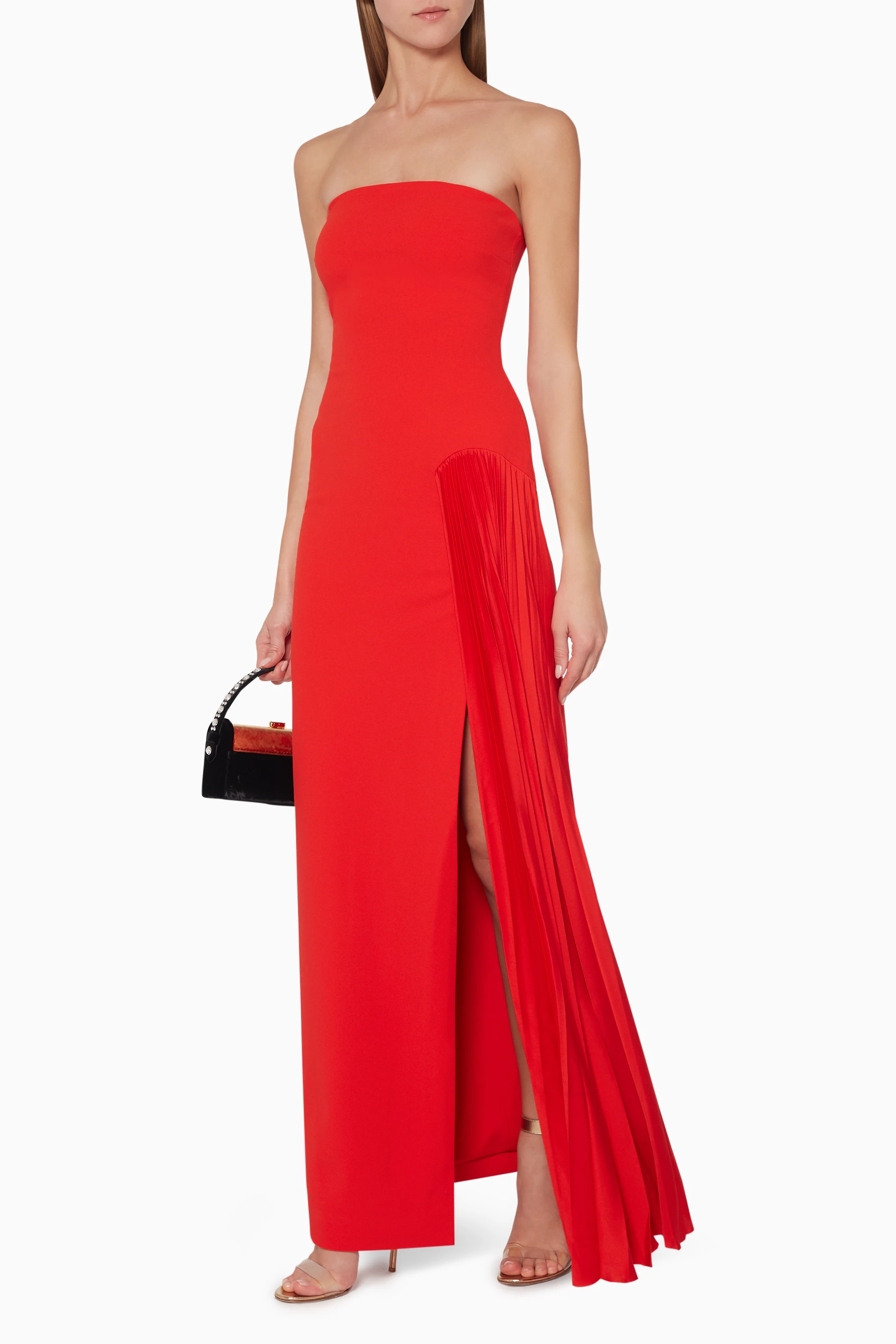 Buy Solace London Red Dolly Maxi Dress For Women Online