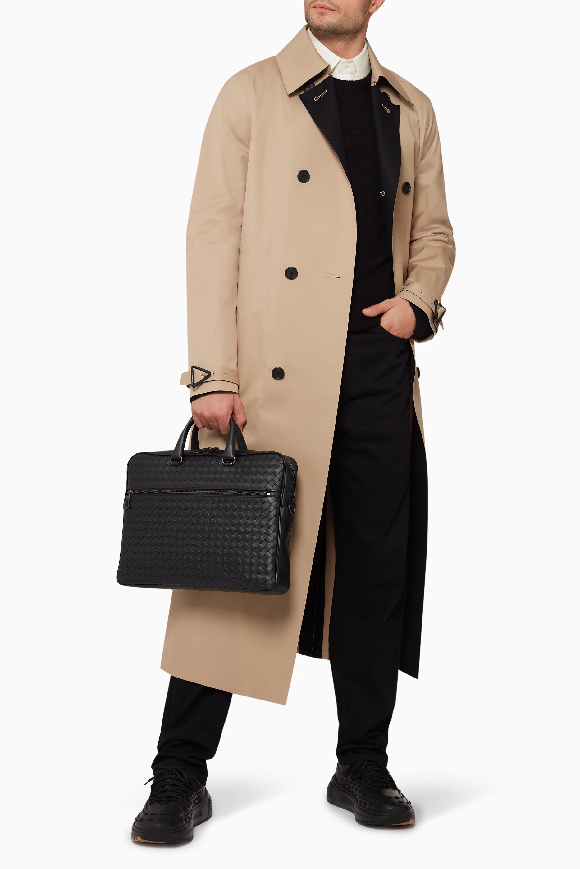 Bottega veneta mens briefcase top