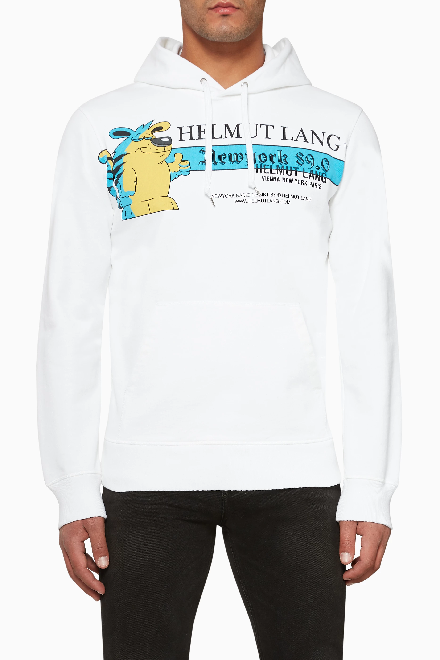 Helmut lang hoodie white outlet