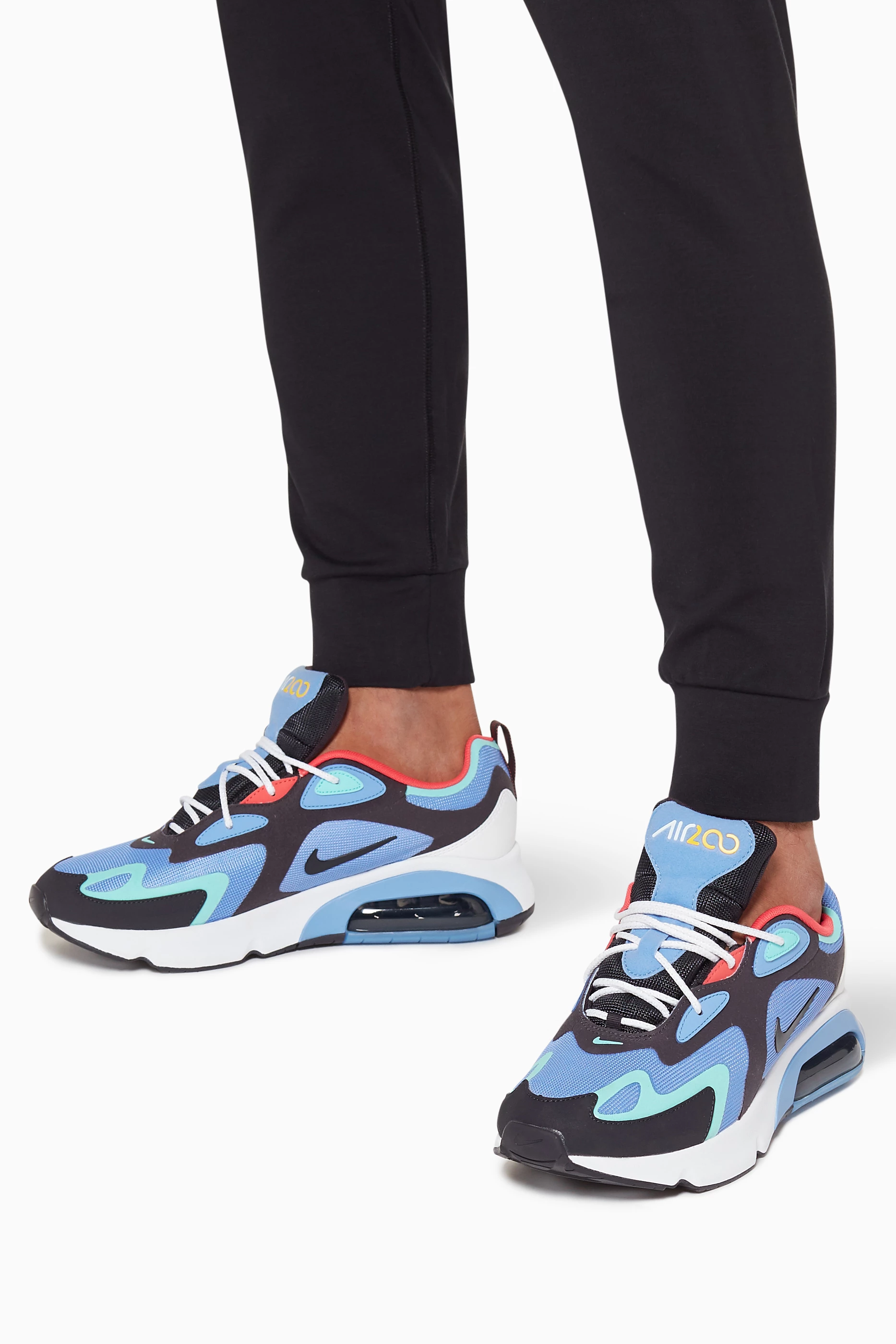Buy Nike Blue Air Max 200 Sneakers For Men Online Ounass Saudi