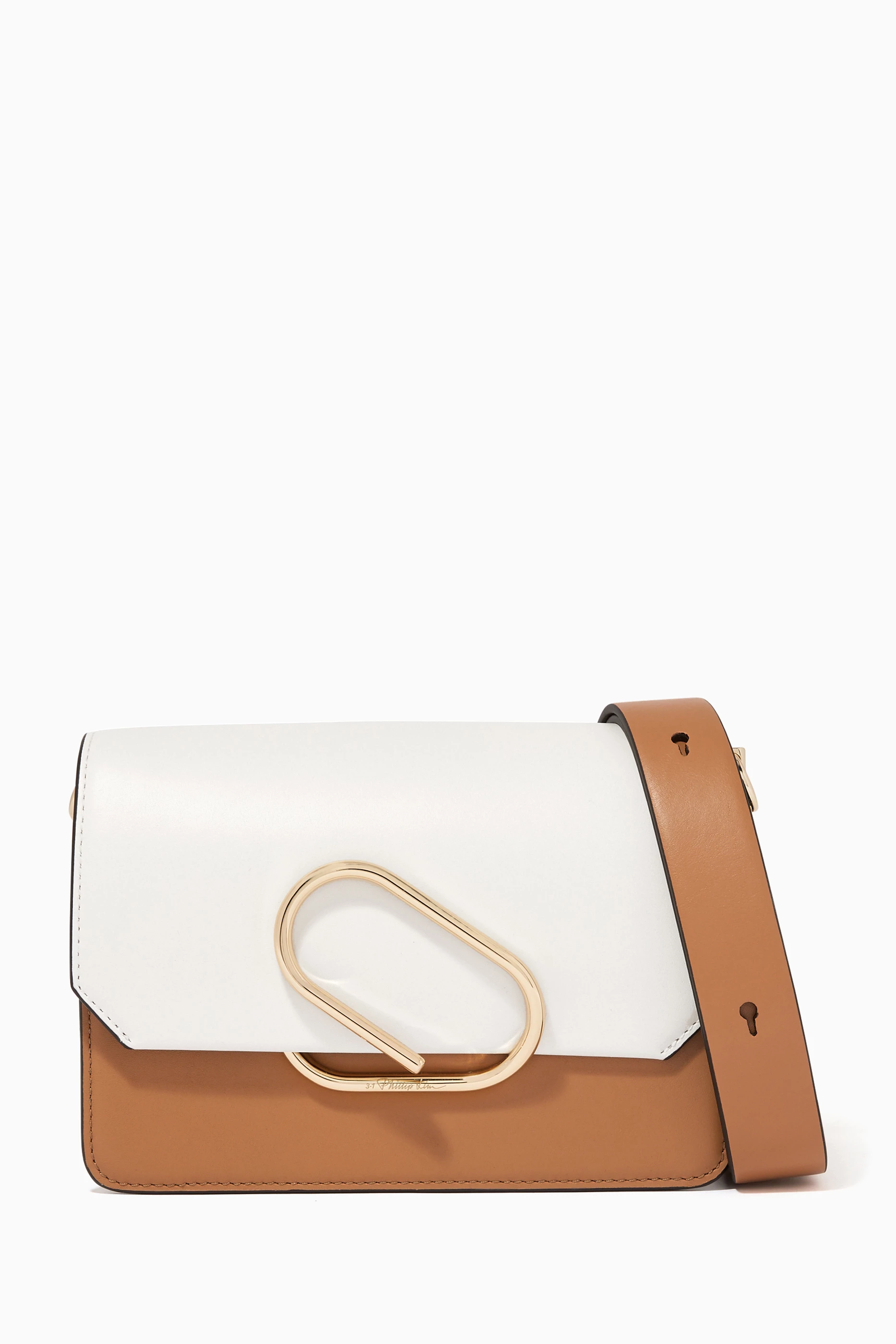 Buy Phillip Lim Black Mini Alix Tri-Colour Leather Bag For