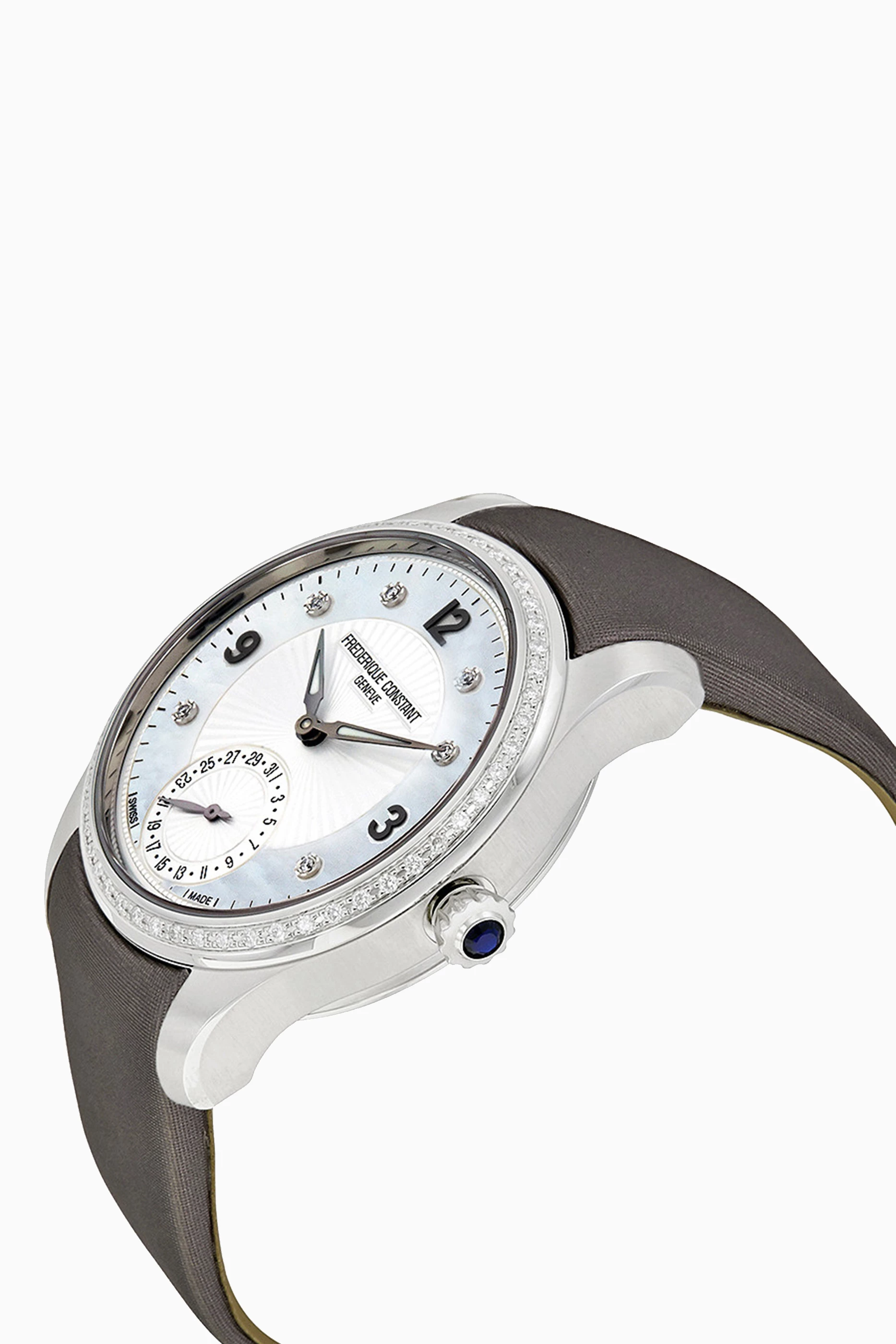 Buy Frederique Constant Black Maxime Manufacture Automatic Diamond Watch For Women Online Ounass Saudi