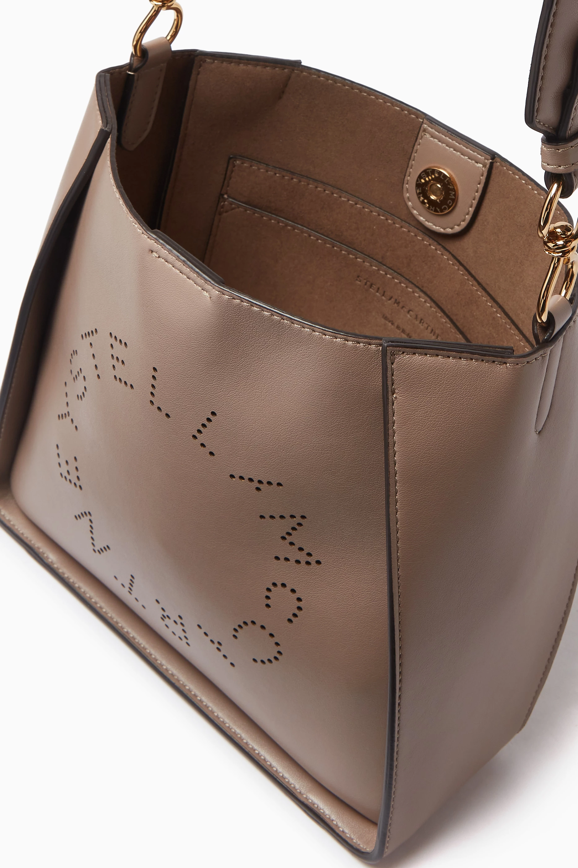 ショルダーバッグ・ポシェット STELLA MCCARTNEY ALTER NAPPA LOGO SHOULDER BAG Stella McCartney - Stella Logo shoulder bag brown - The Corner