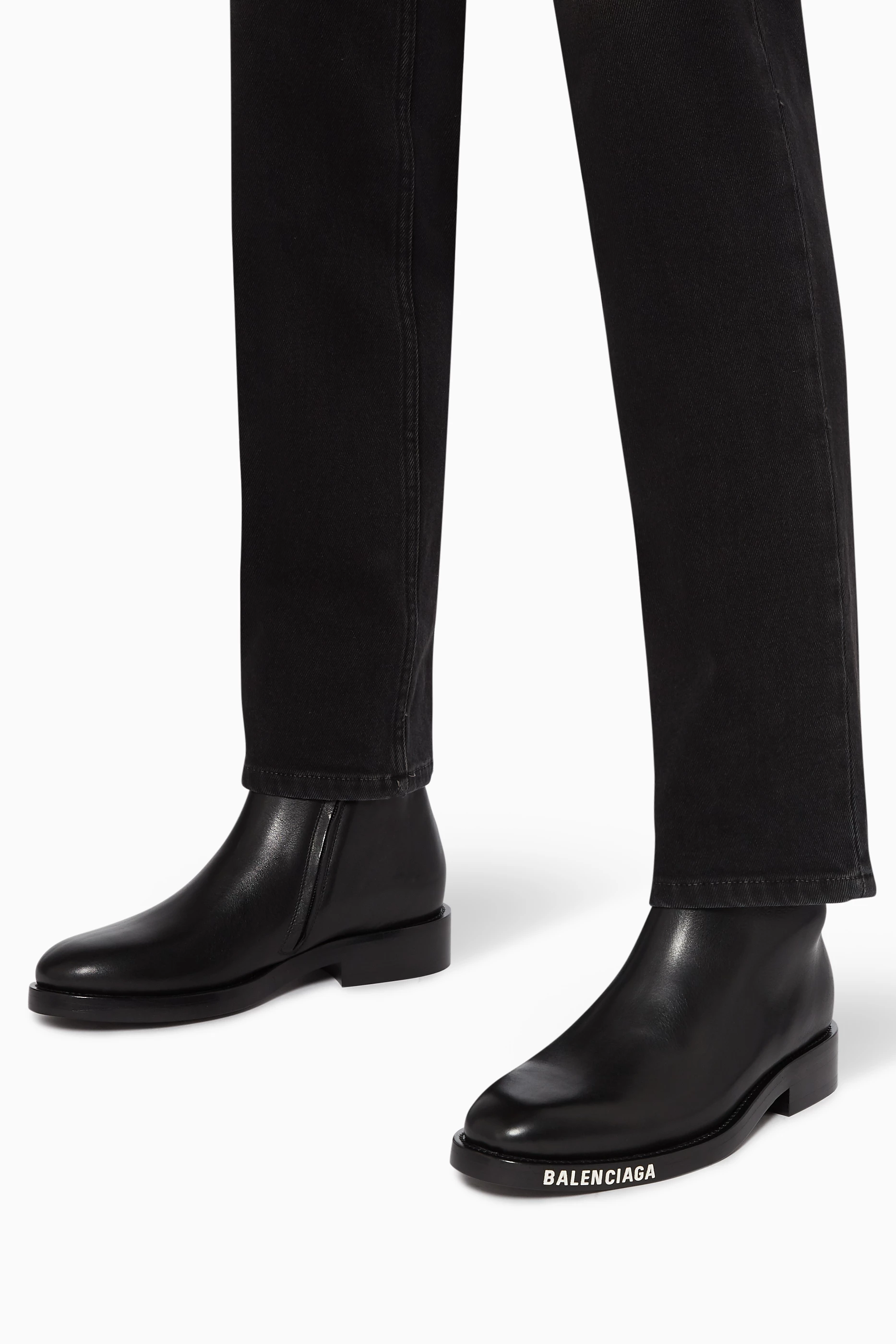 Leather Bottine Balenciaga Homme Bottines Balenciaga Homme Store