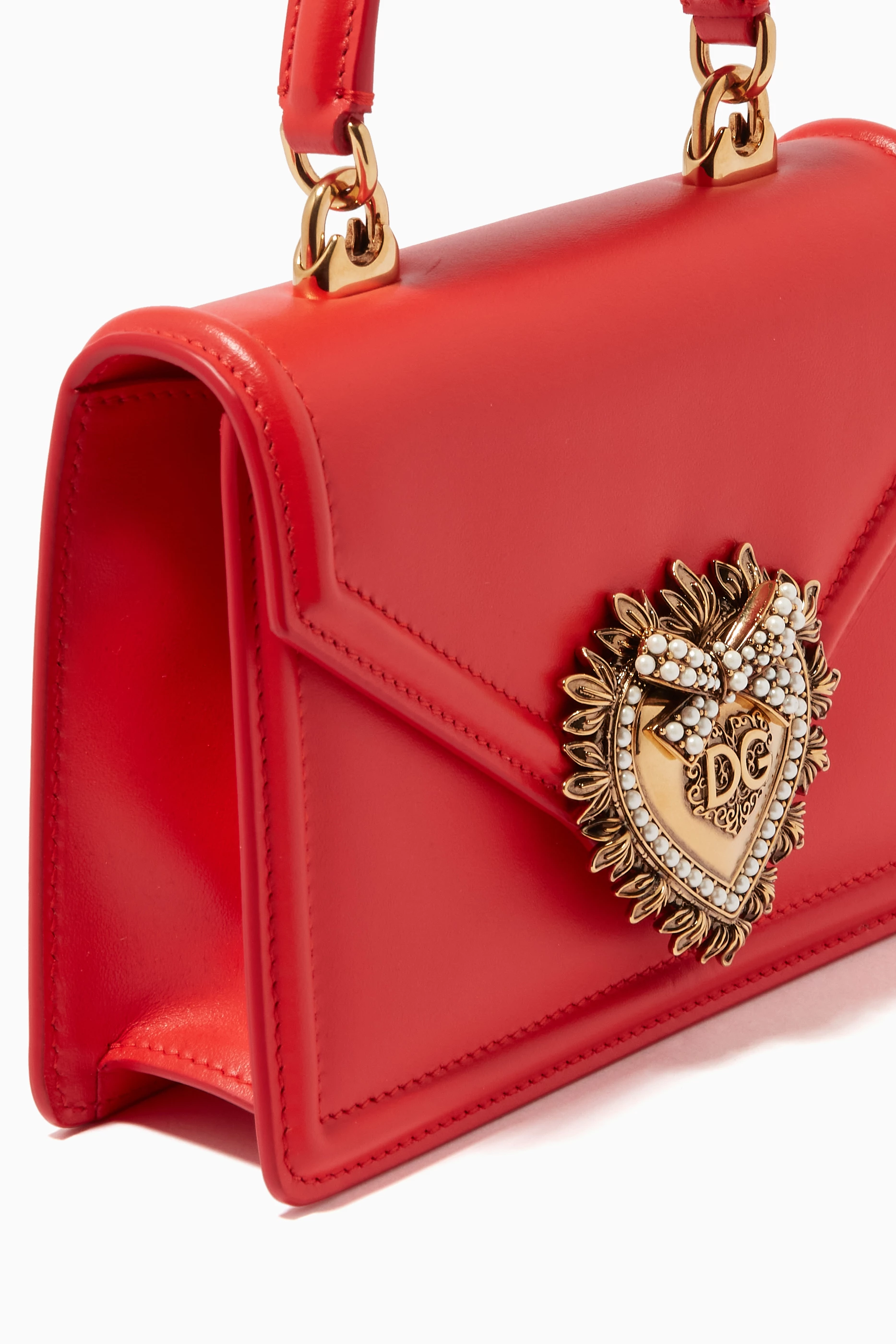 Orange dolce and gabbana bag top