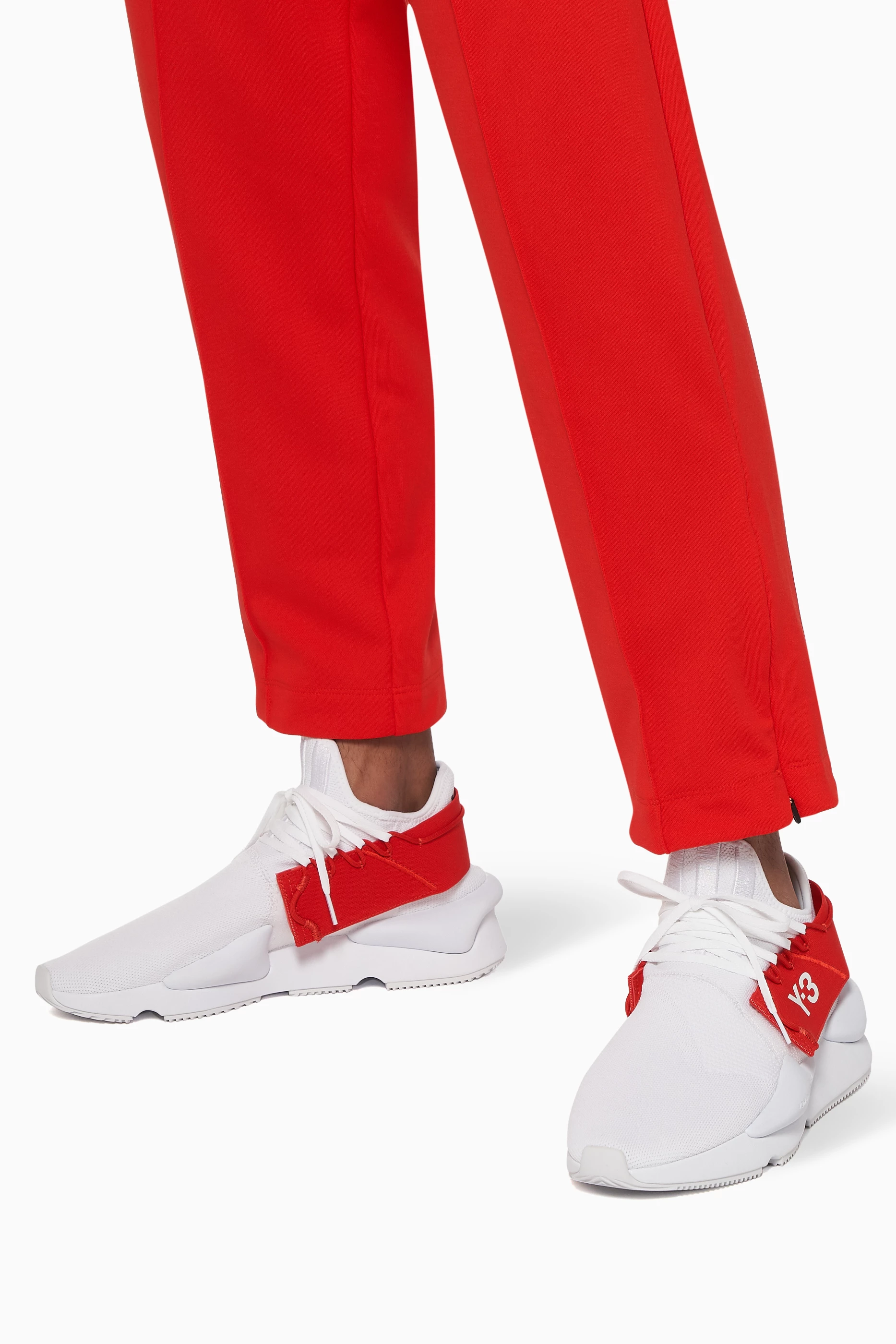 Buy Y 3 White Kaiwa Knit Sneakers For Men Online Ounass Saudi
