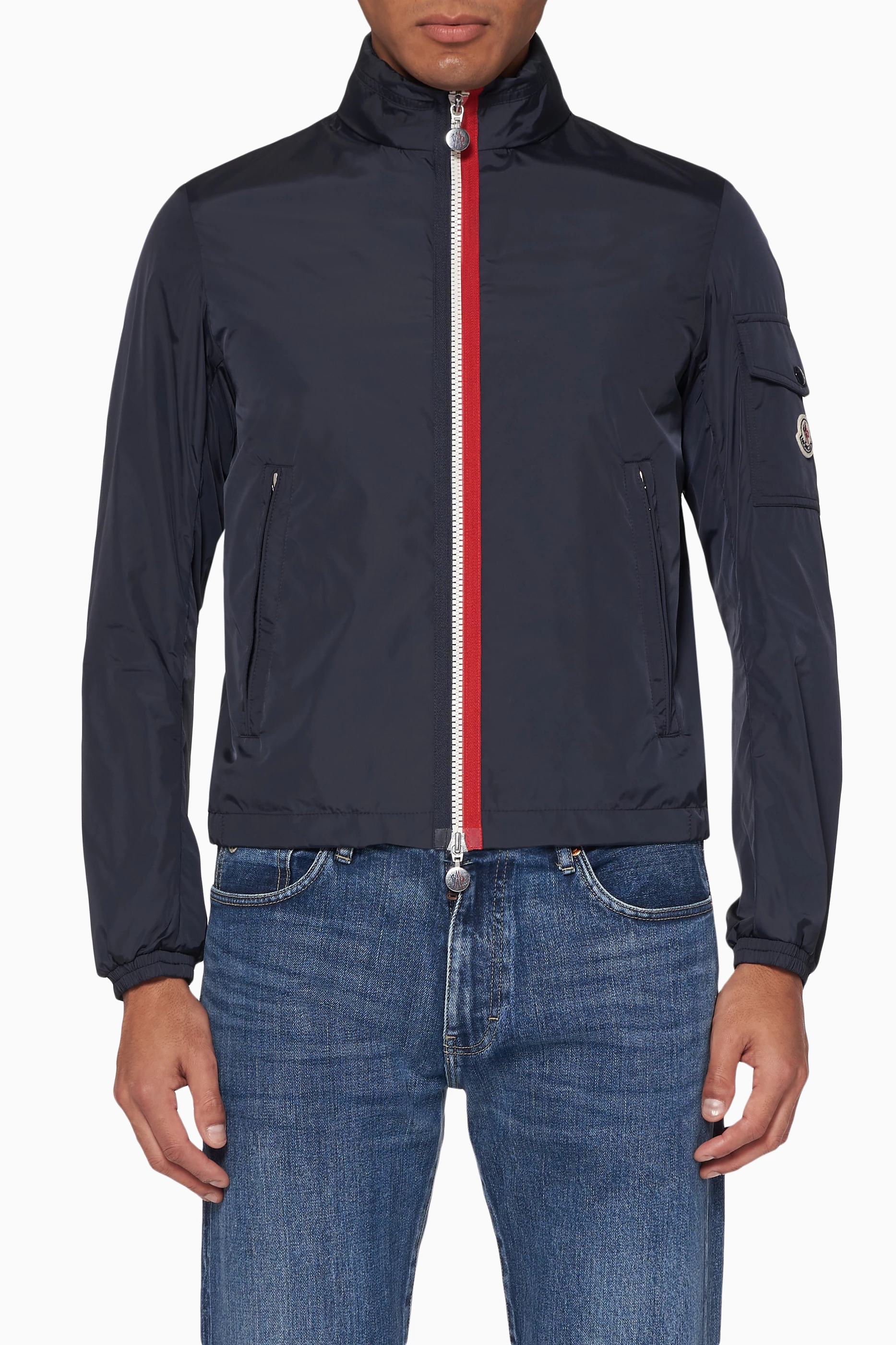 Buy Moncler Blue Keralle Hooded Technical Jacket For Men Online Ounass Saudi
