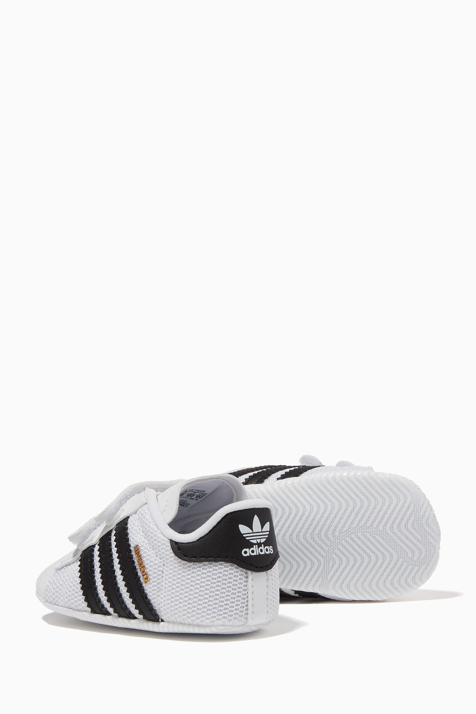 Buy adidas White Superstar Crib Sneakers For Baby Girls Online Ounass Saudi