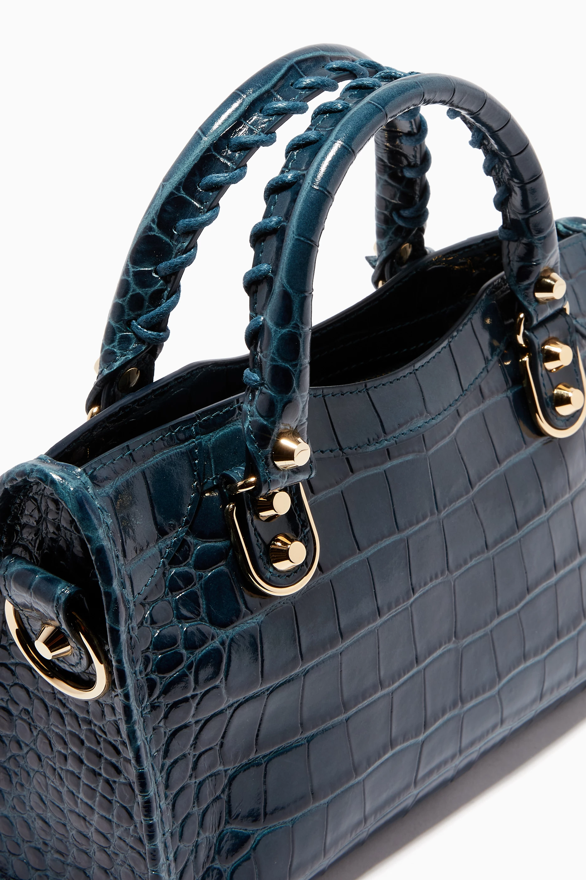 【VIP価格】BALENCIAGA Electric Blue Crocodile Skin Clutch Balenciaga Electric Blue Crocodile Skin Clutch – Visamoda