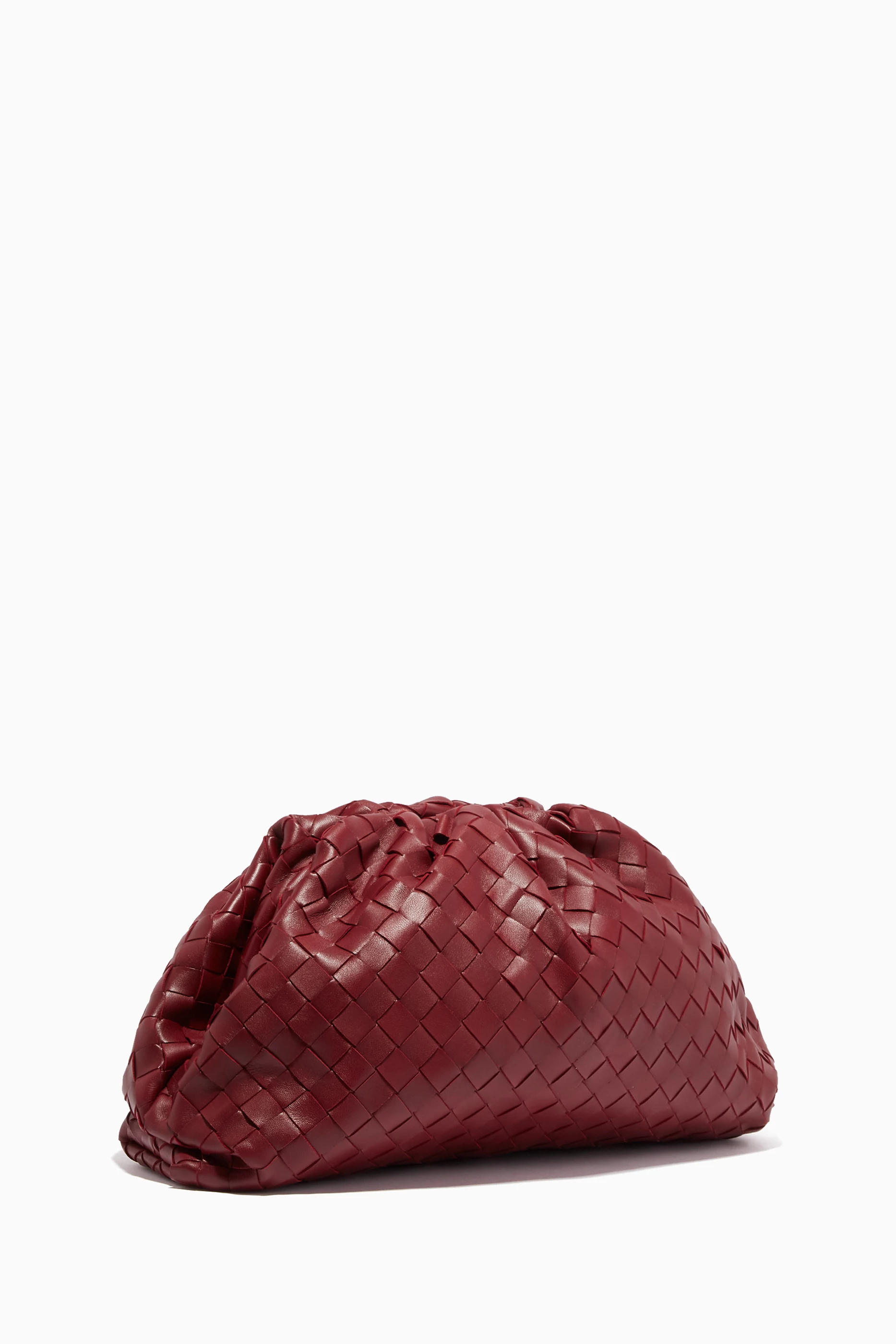 The Pouch Intrecciato Nappa Clutch